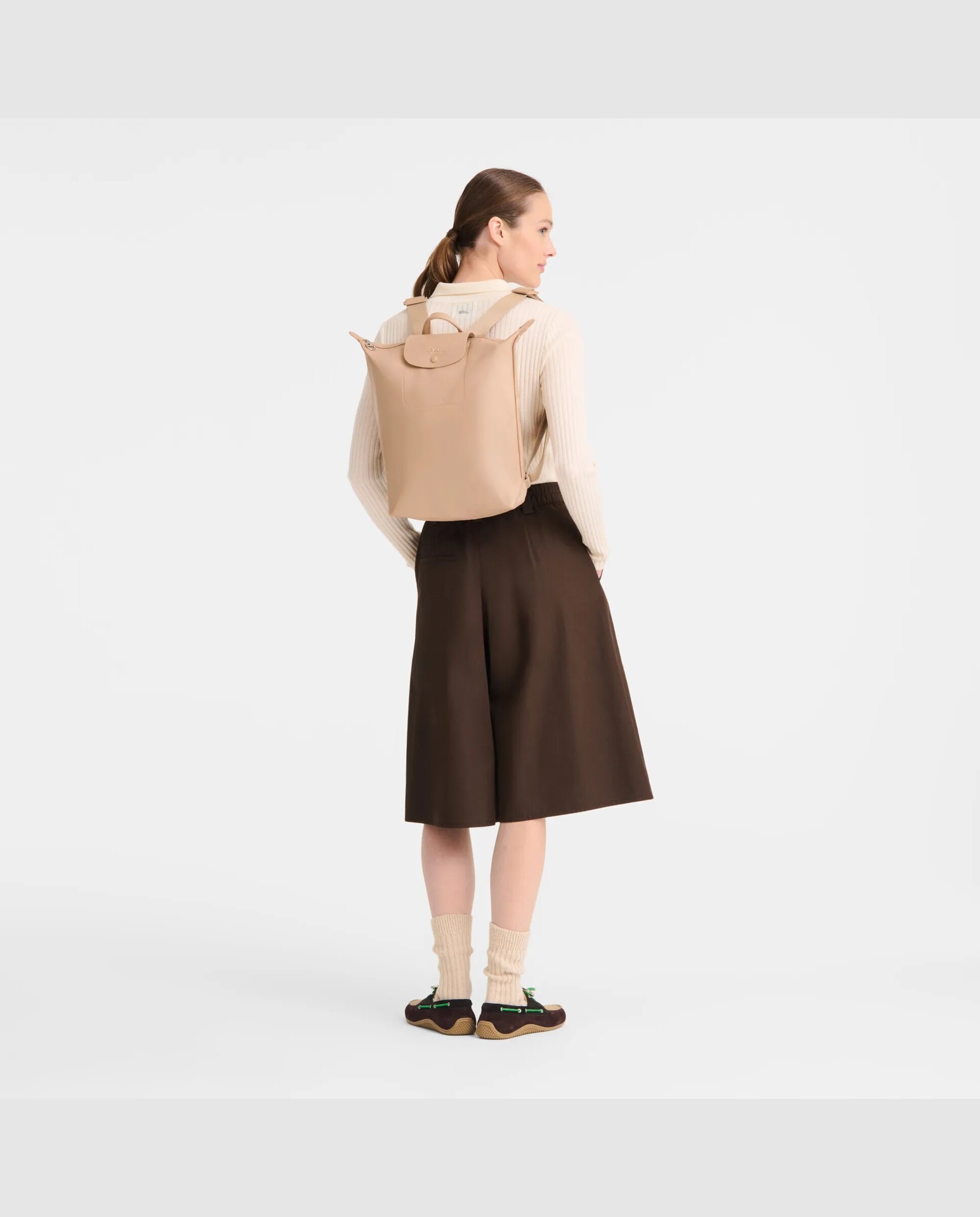 Mochilas de mujer le pliage one en talla m - Longchamp - Natural Natural-2