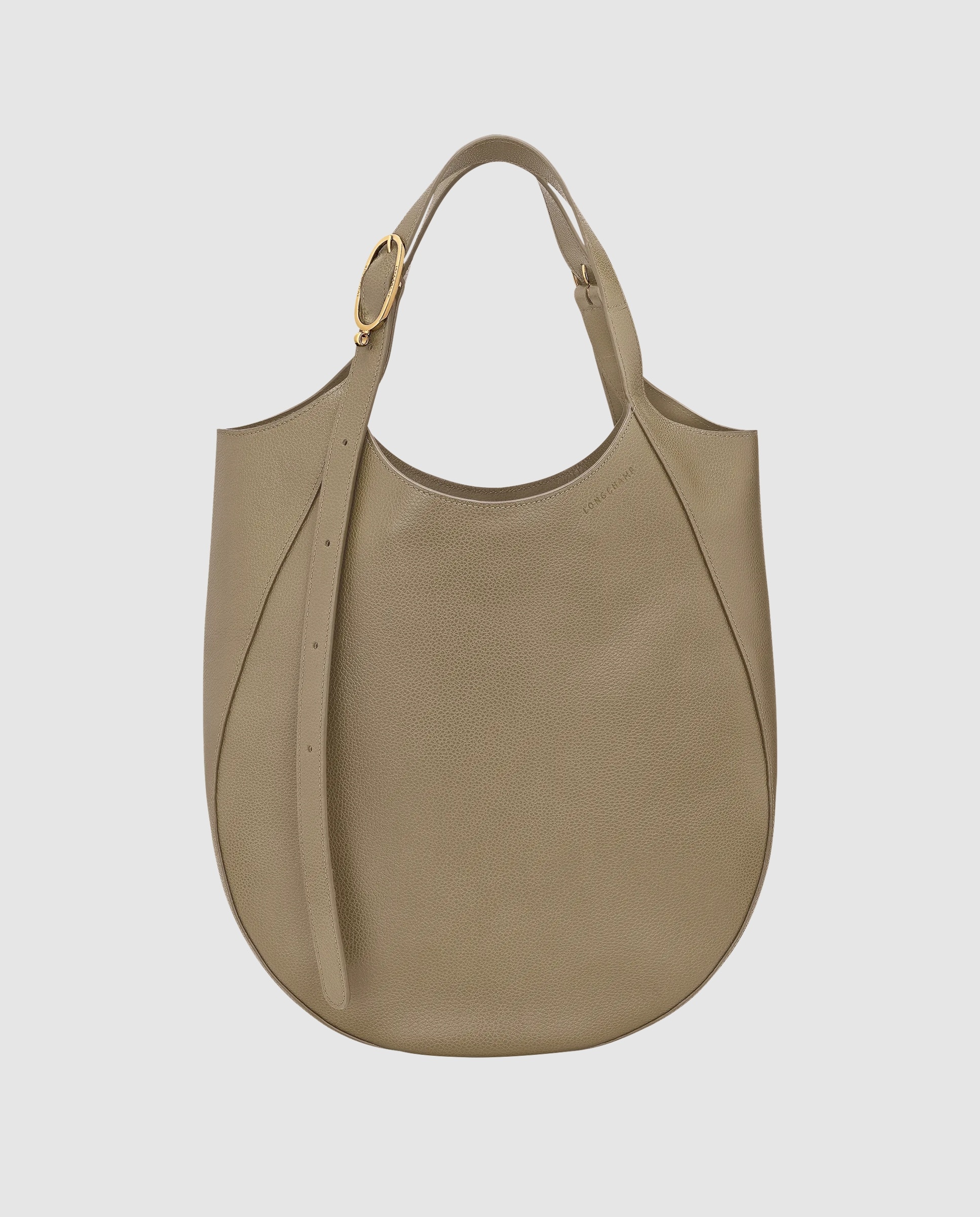 Bolsos de hombro de mujer le foulonné en talla xl - Longchamp - Verde pardo Verde pardo-1