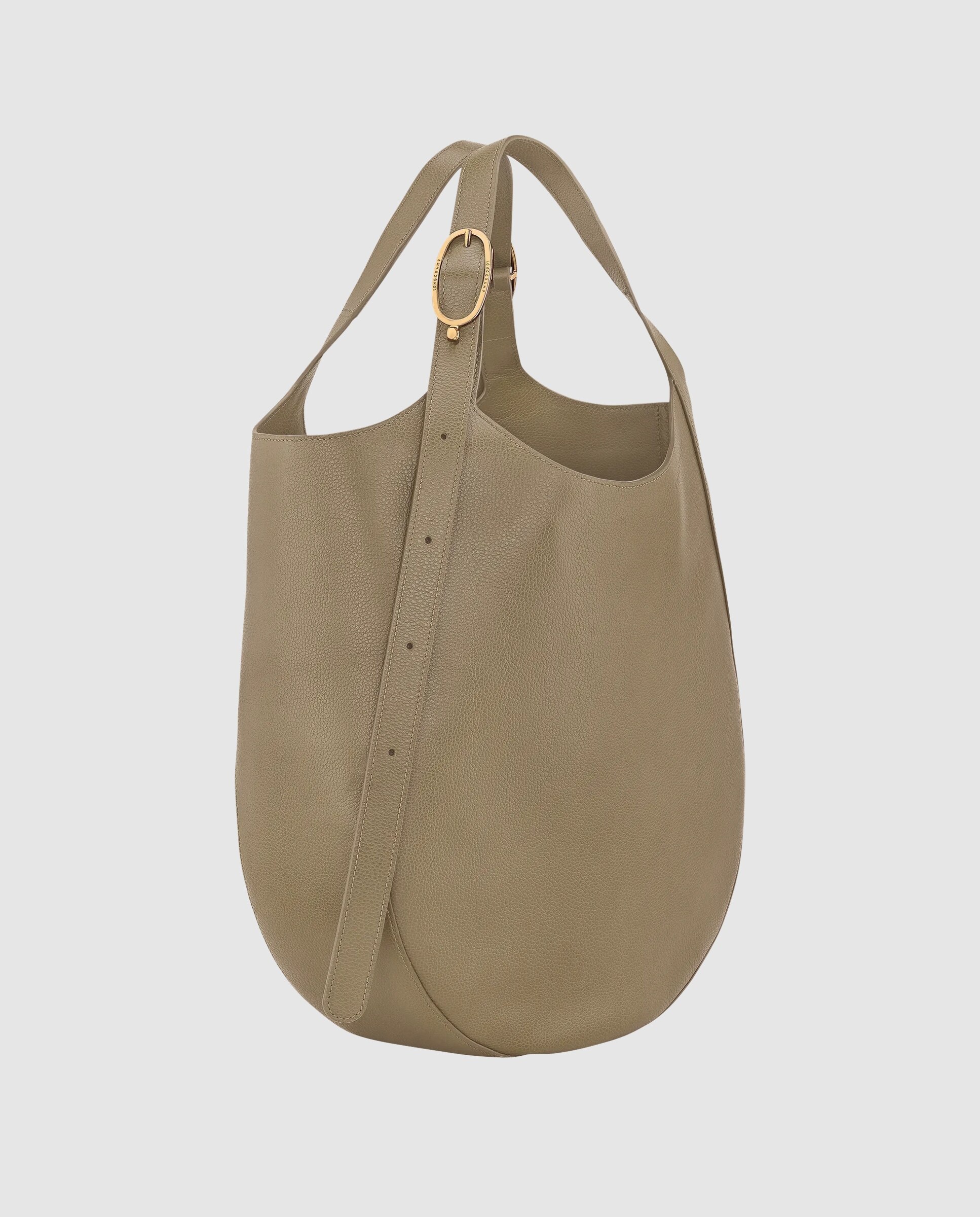 Bolsos de hombro de mujer le foulonné en talla xl - Longchamp - Verde pardo Verde pardo-3