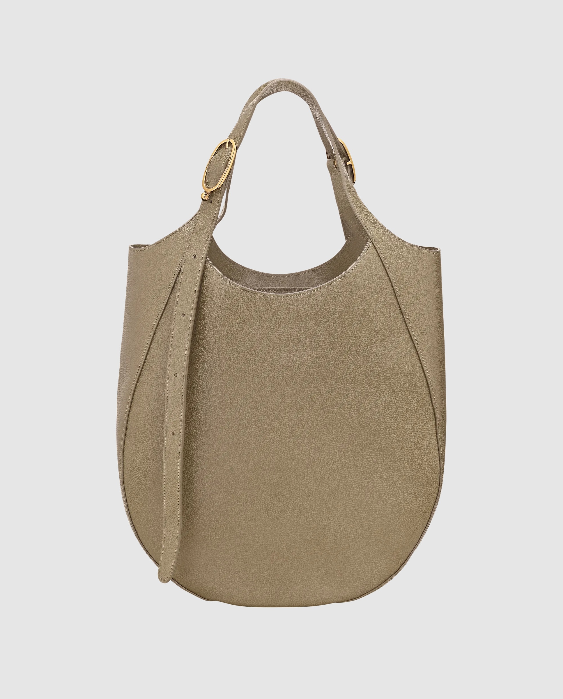 Bolsos de hombro de mujer le foulonné en talla xl - Longchamp - Verde pardo Verde pardo-4