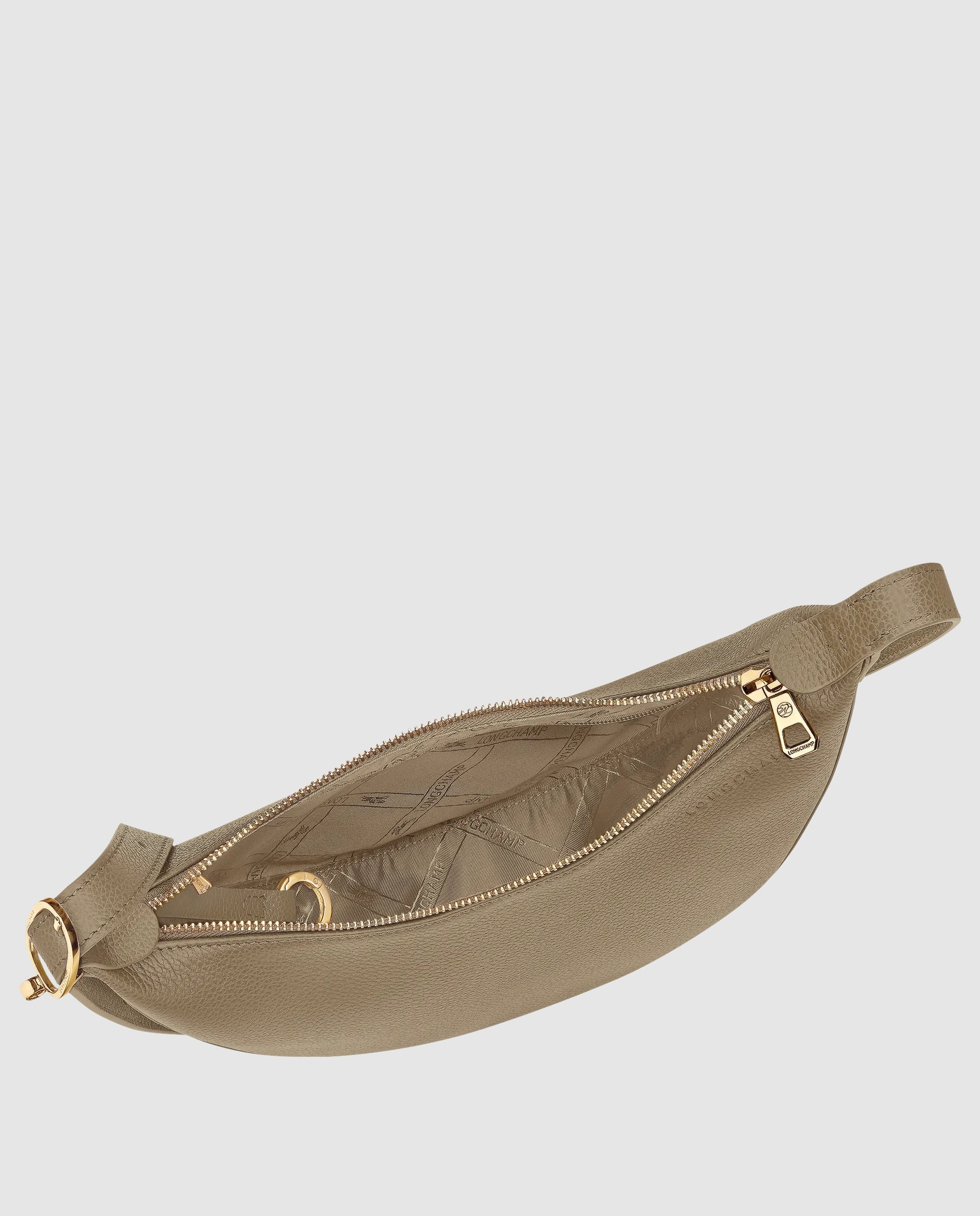 Bandolera de mujer Le Foulonné en talla S - Longchamp - Marrón claro Verde pardo-5