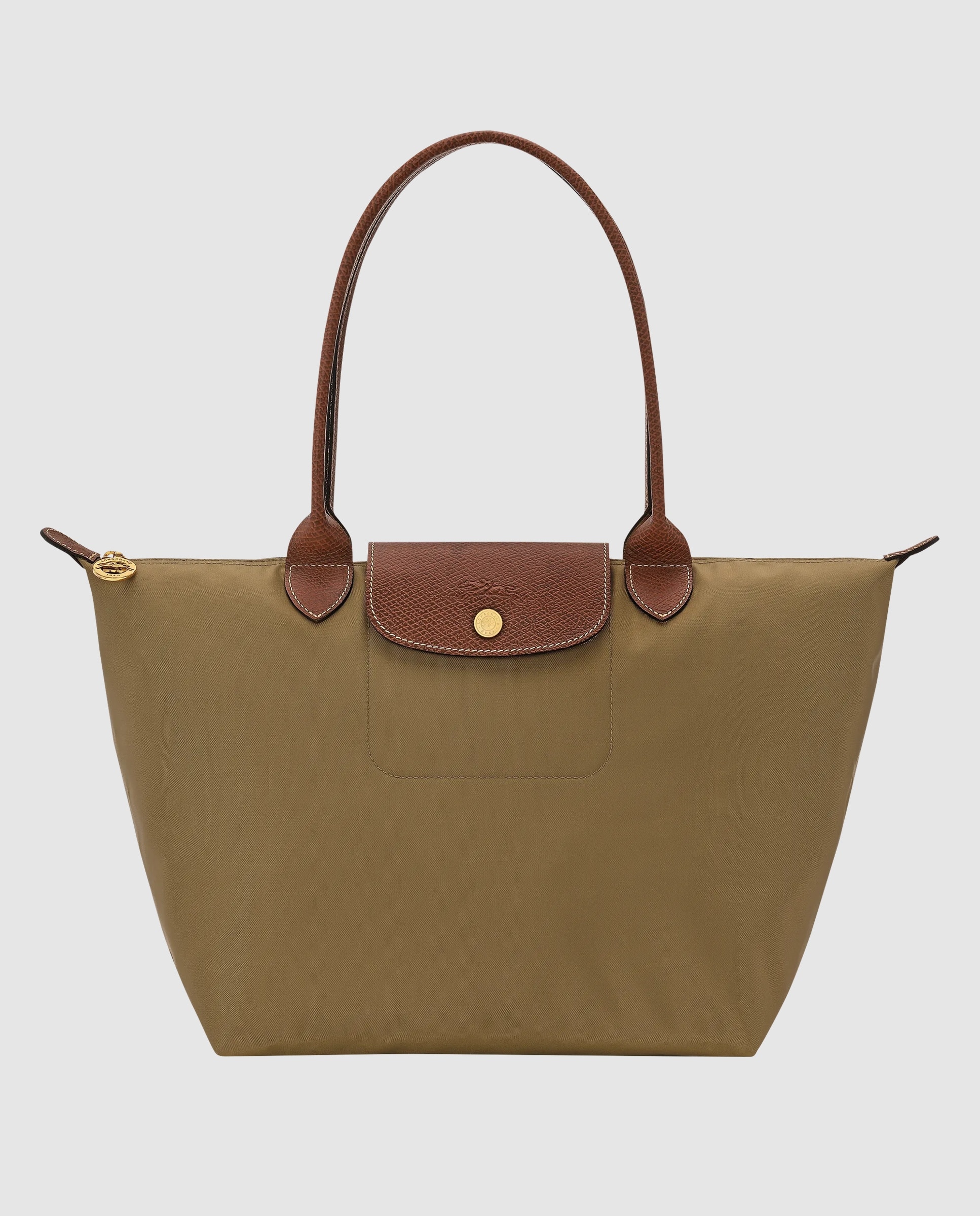 Bolsos de hombro de mujer le pliage original en talla m - Longchamp - Verde Oliva Verde Oliva-1