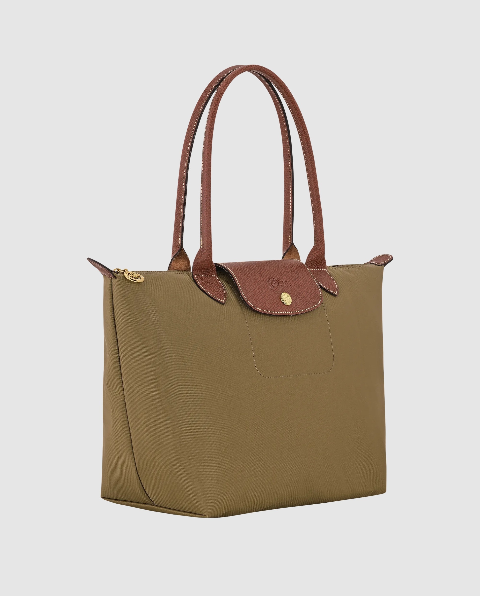Bolsos de hombro de mujer le pliage original en talla m - Longchamp - Verde Oliva Verde Oliva-3