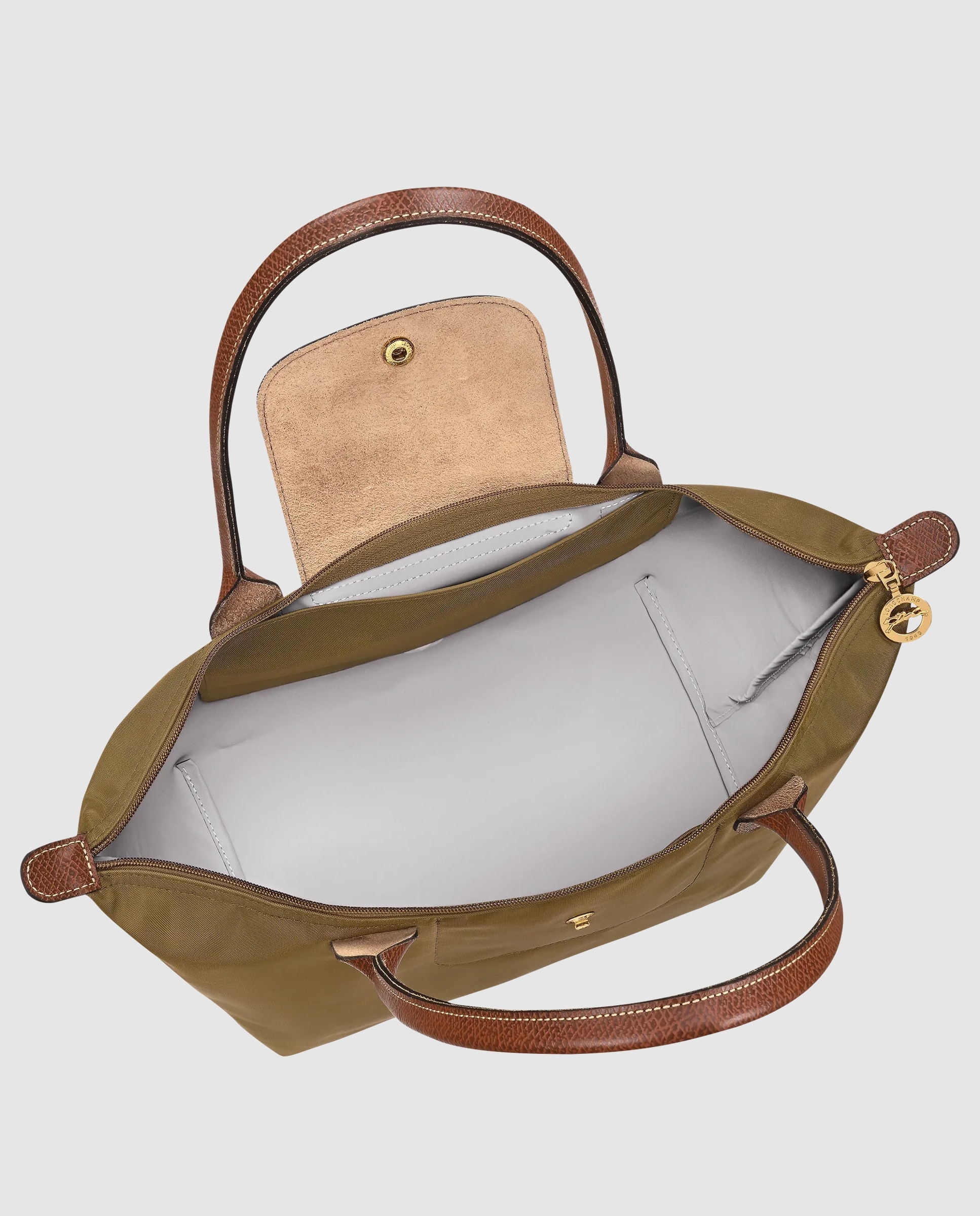 Bolsos de hombro de mujer le pliage original en talla m - Longchamp - Verde Oliva Verde Oliva-2