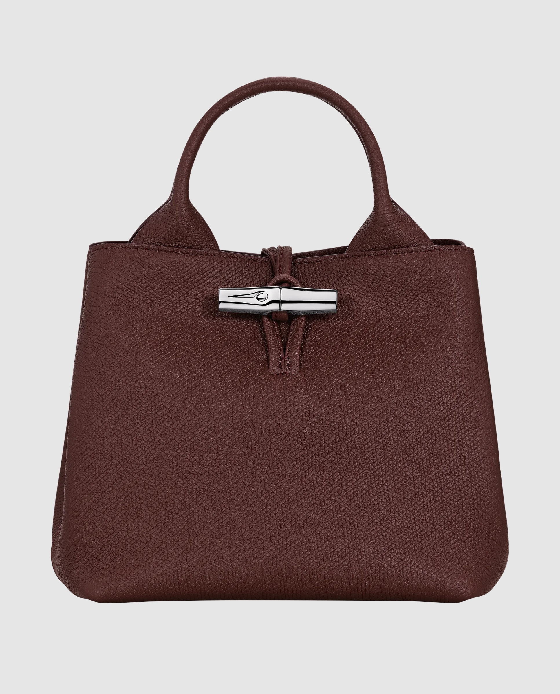 Bolsos de mano de mujer le roseau en talla s - Longchamp - Marrón claro Burdeos-1