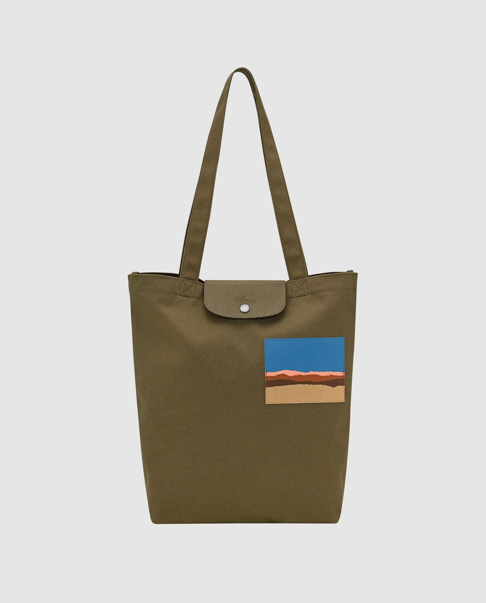 Bolsos de hombro de mujer caroline hélain x longchamp en talla m - Verde Oliva Verde Oliva-1