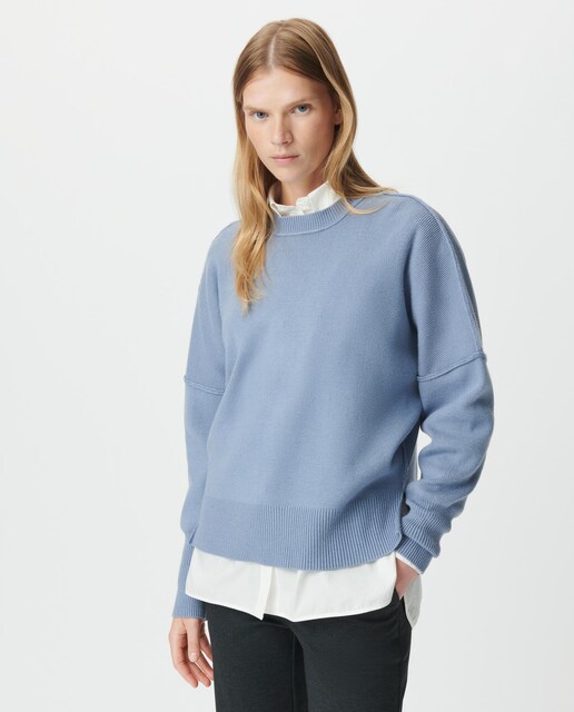 Imagen 0 de Jersey de mujer corto de punto oversize