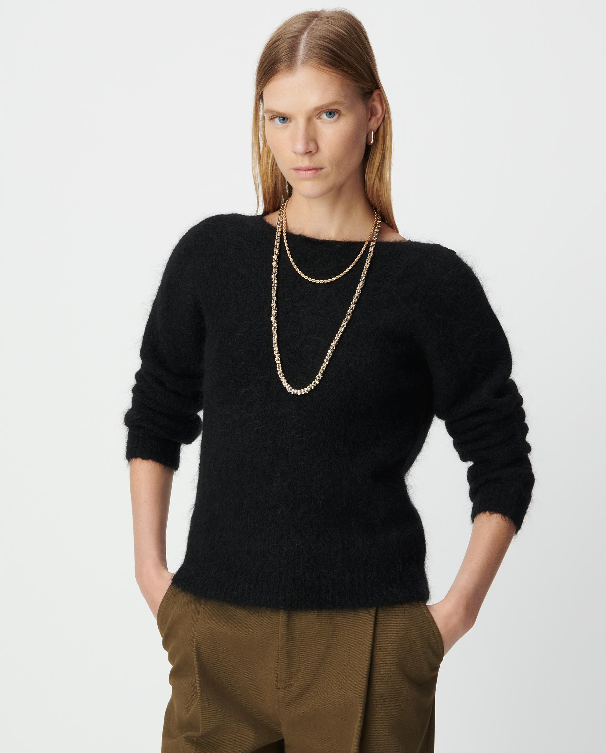 IKKS - Jersey de mujer con encaje reversible delante/detrás.