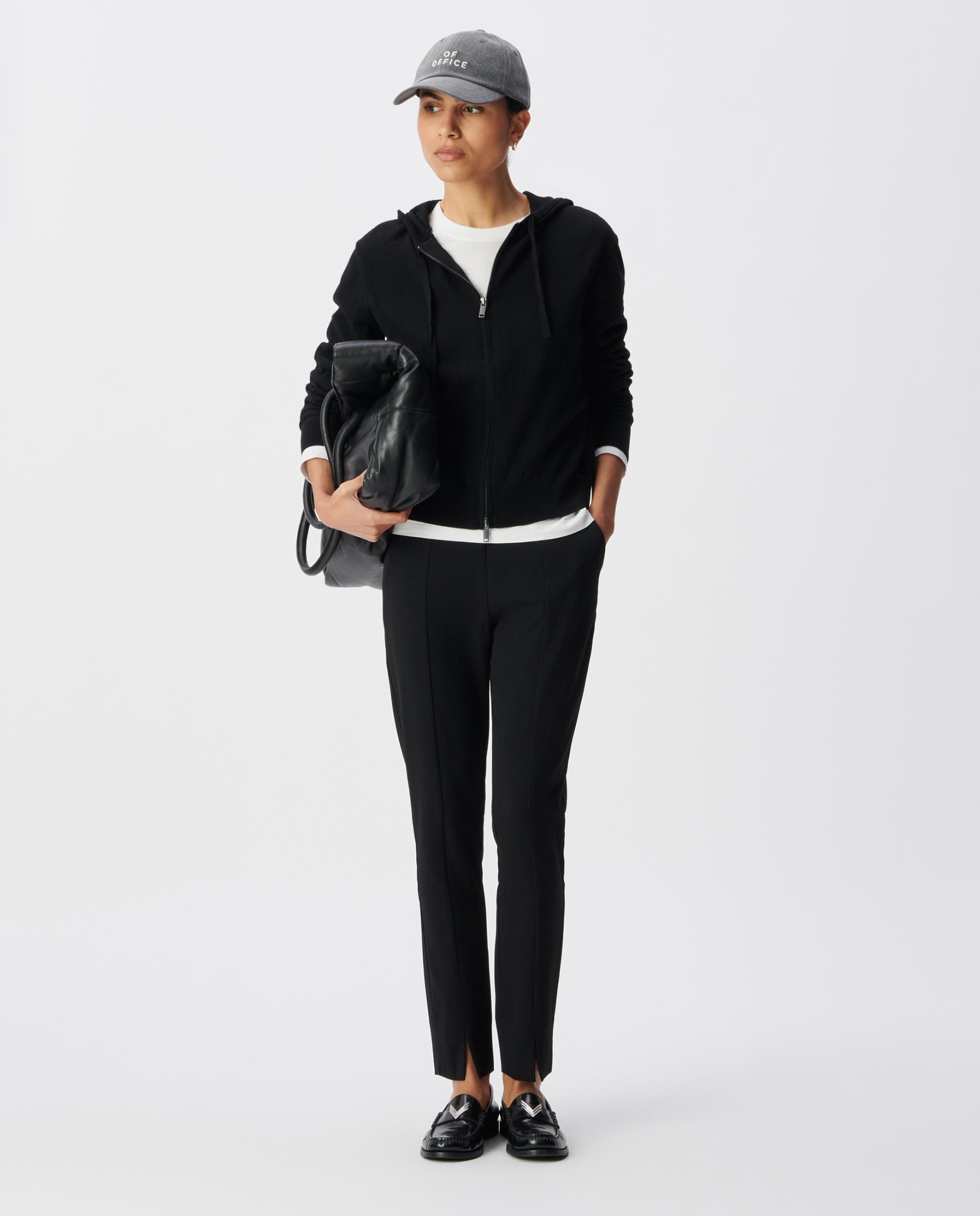 Vaquero pitillo de mujer nina slim de talle alto con tachuelas - IKKS - Gris oscuro Gris oscuro-1