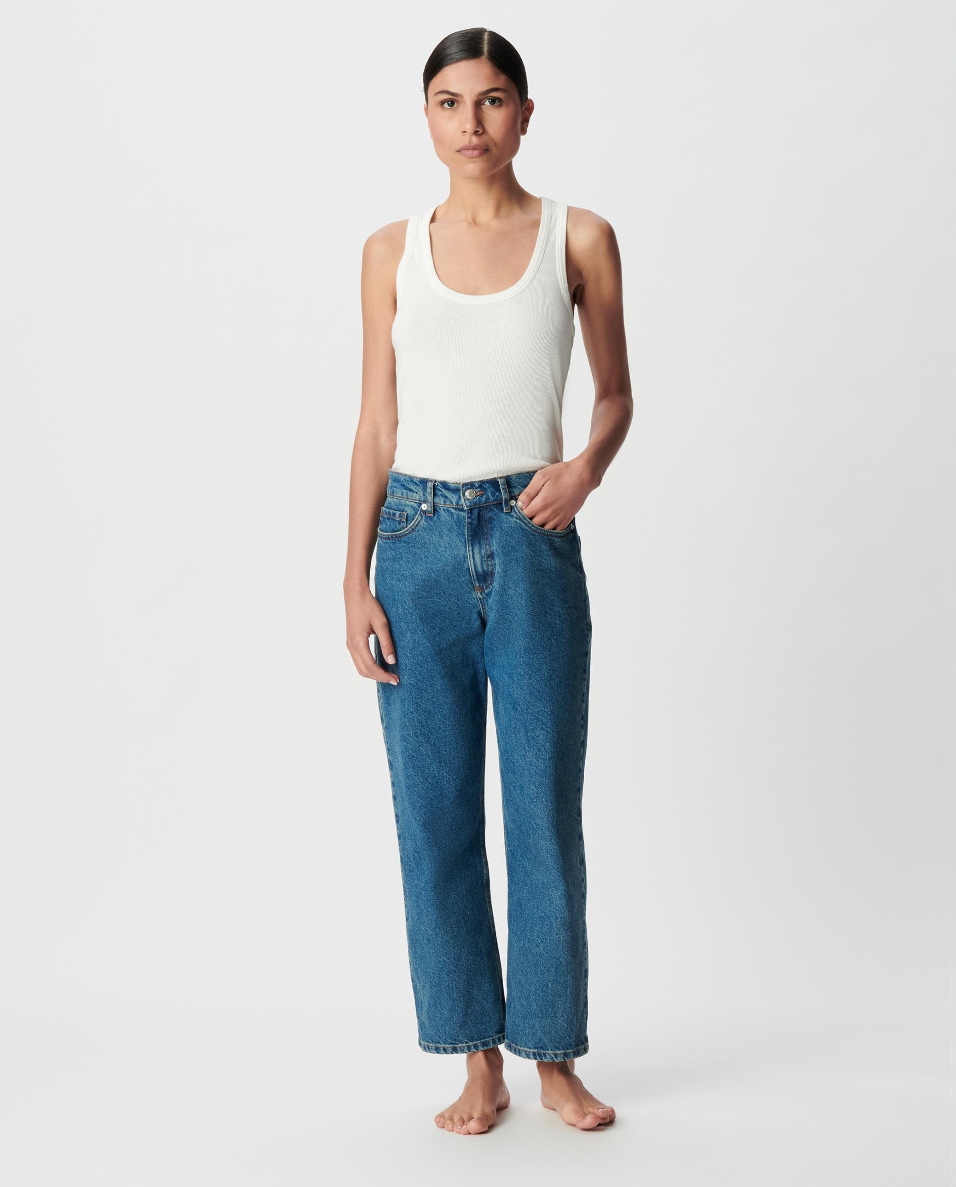 IKKS - Vaquero ancho de mujer charlotte boyfriend cropped.