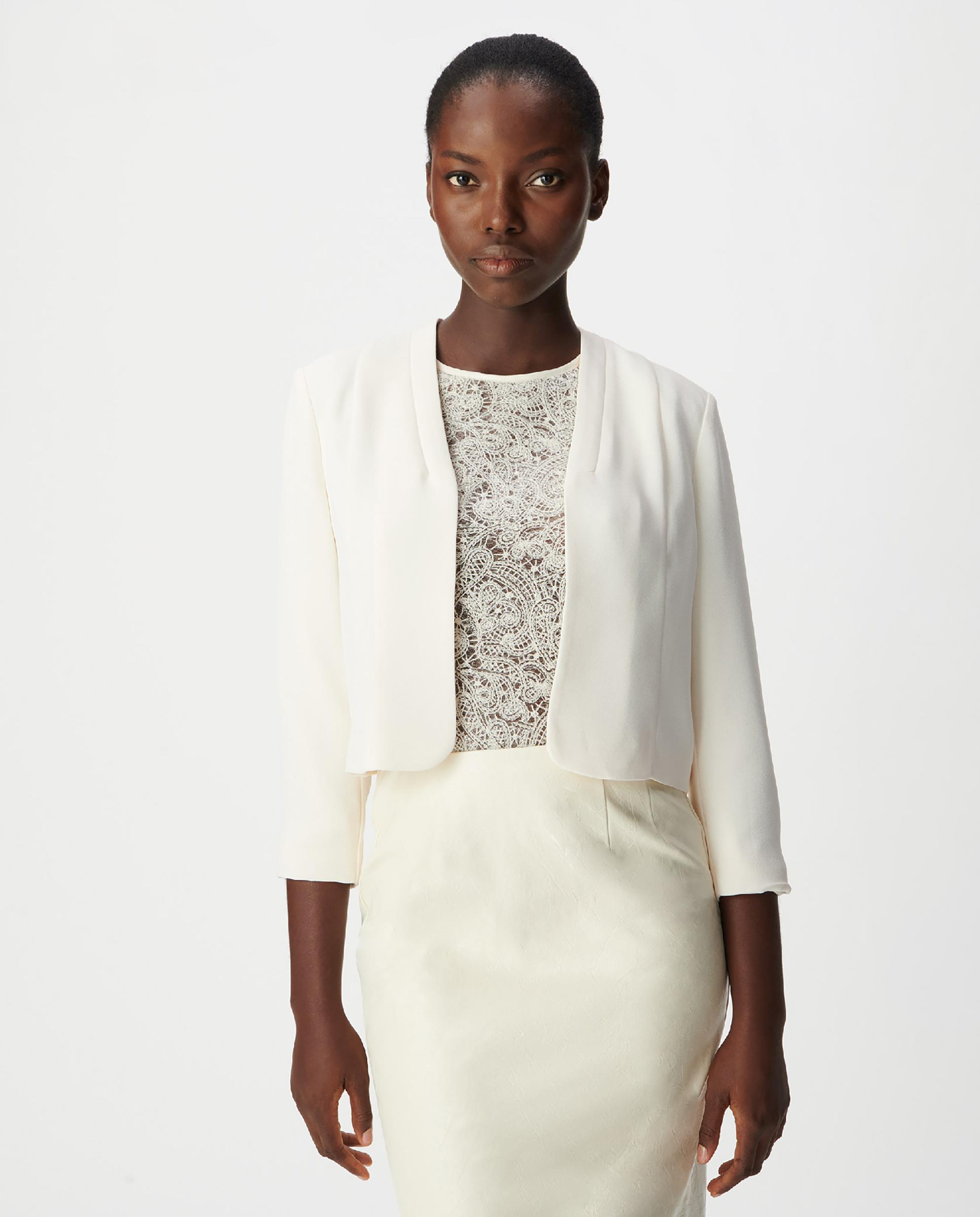 IKKS - Chaqueta de mujer corta estilo bolero.