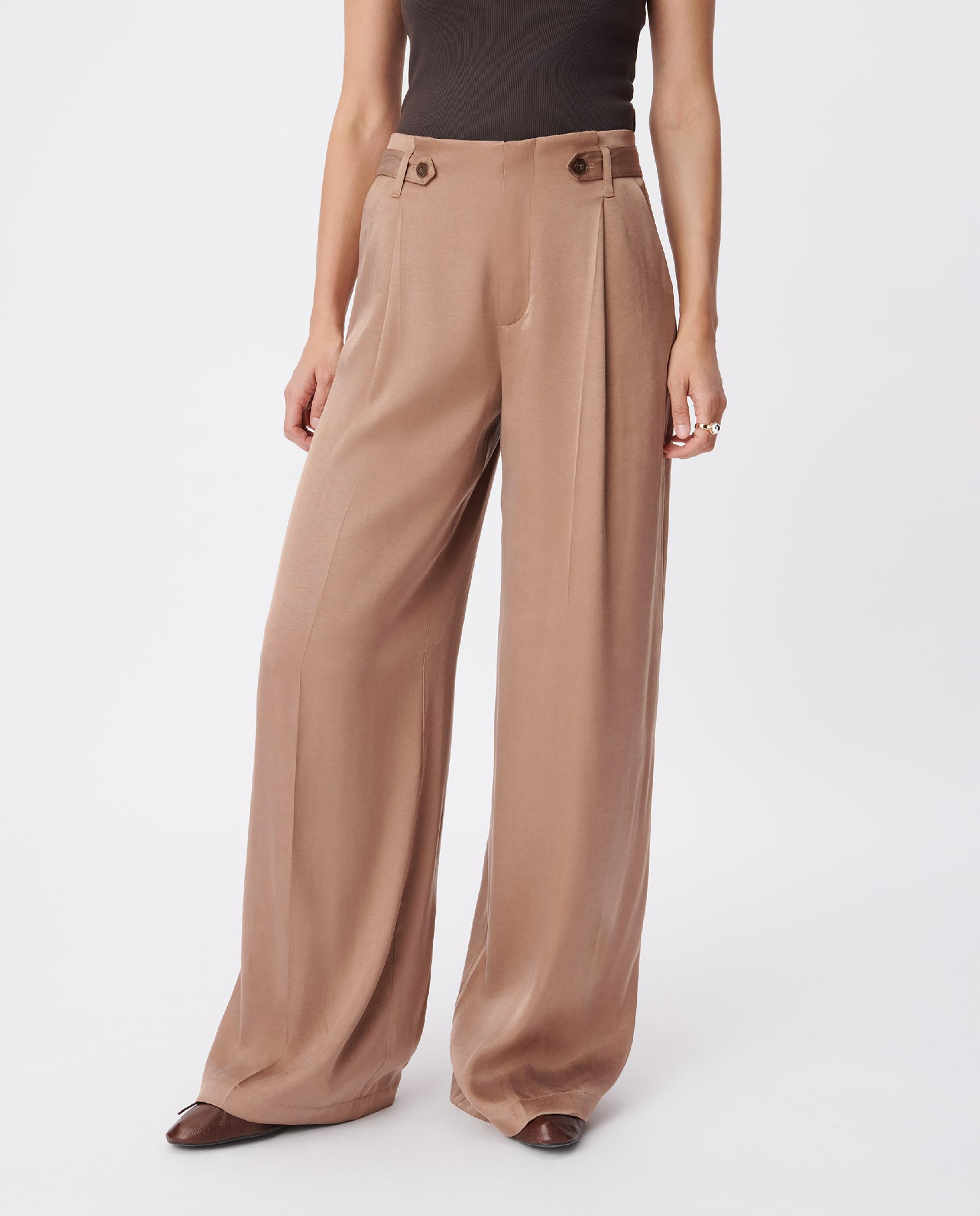 Pantalón de vestir de mujer sastre de mezcla de lyocell® - IKKS - Maquillaje Maquillaje-2