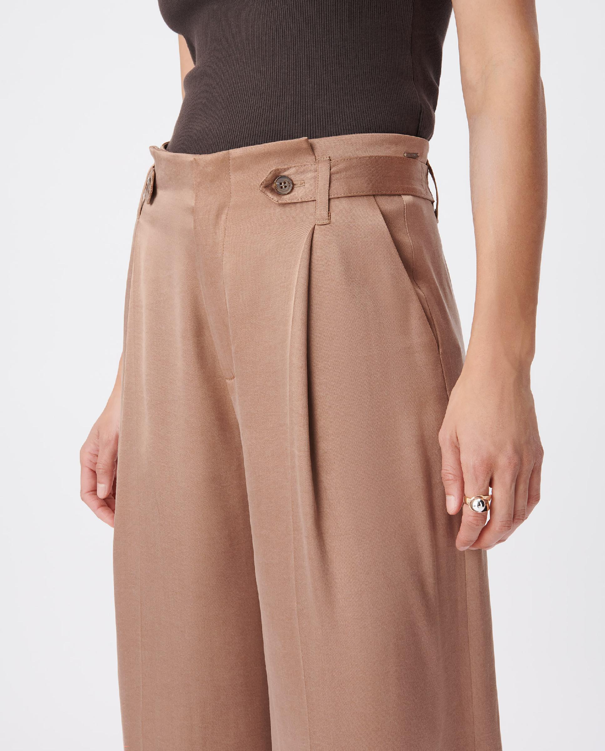 Pantalón de vestir de mujer sastre de mezcla de lyocell® - IKKS - Maquillaje Maquillaje-4