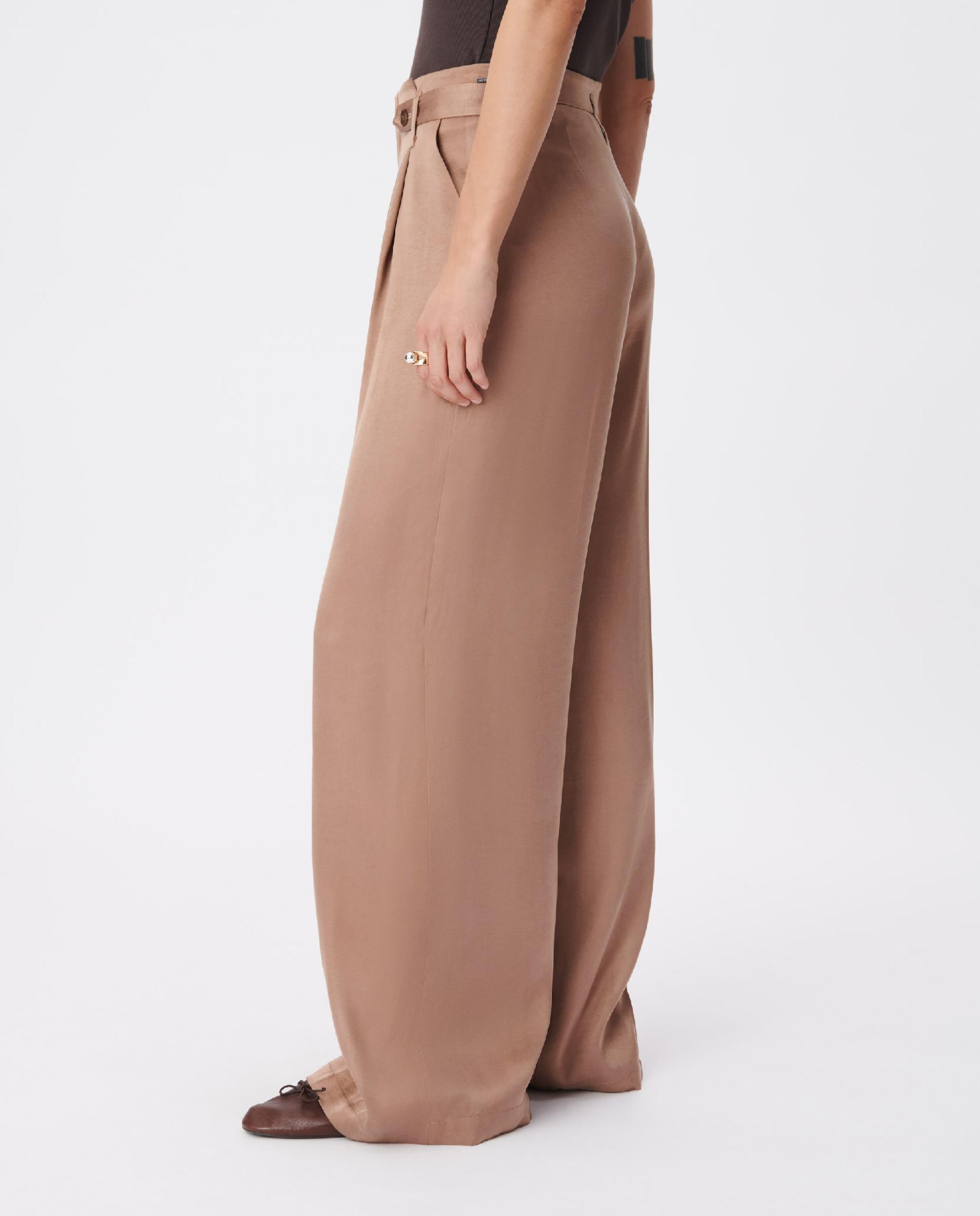 Pantalón de vestir de mujer sastre de mezcla de lyocell® - IKKS - Maquillaje Maquillaje-5