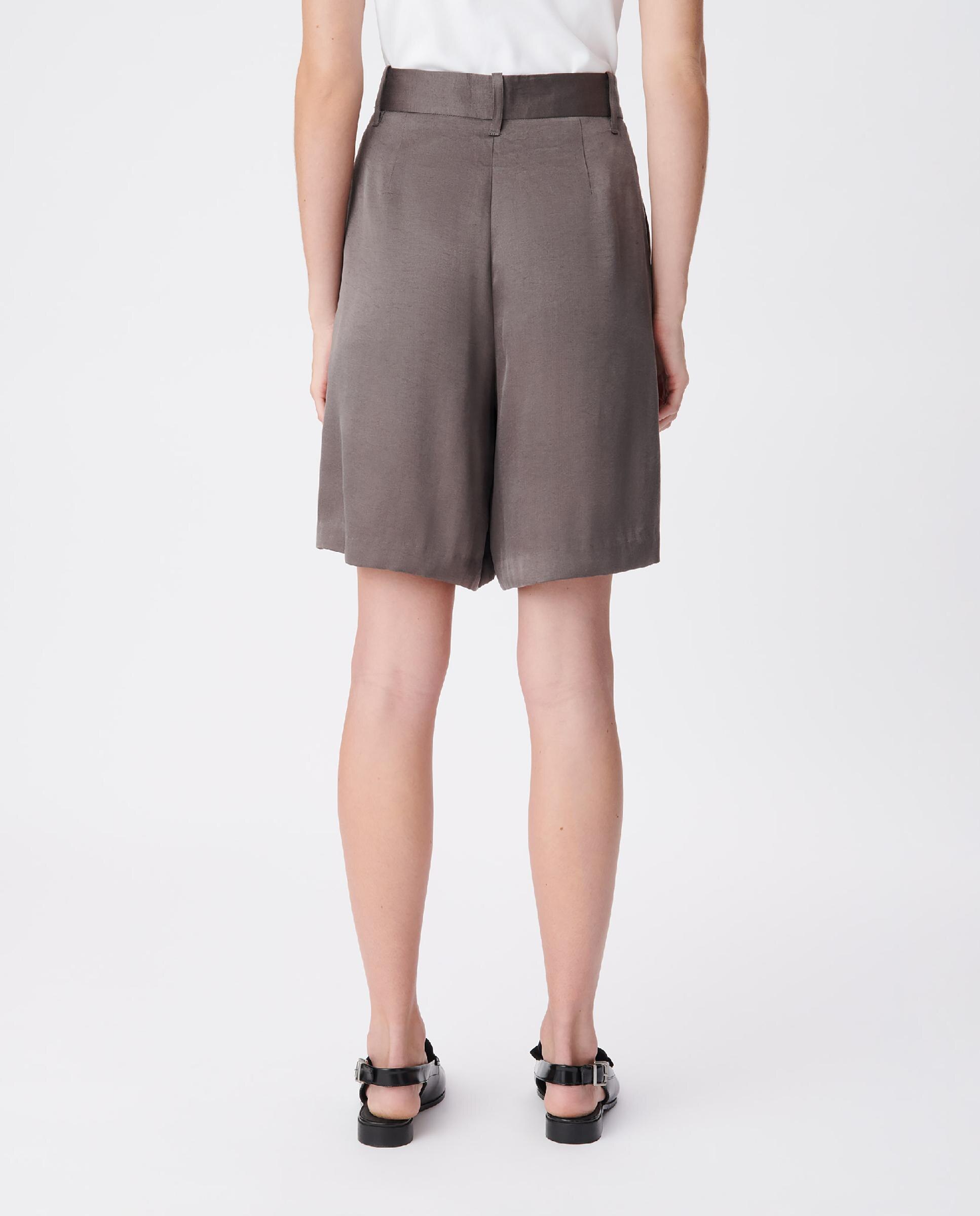 Bermudas de mujer de traje mezcla de lyocell® - IKKS - Gris Piedra Gris Piedra-3