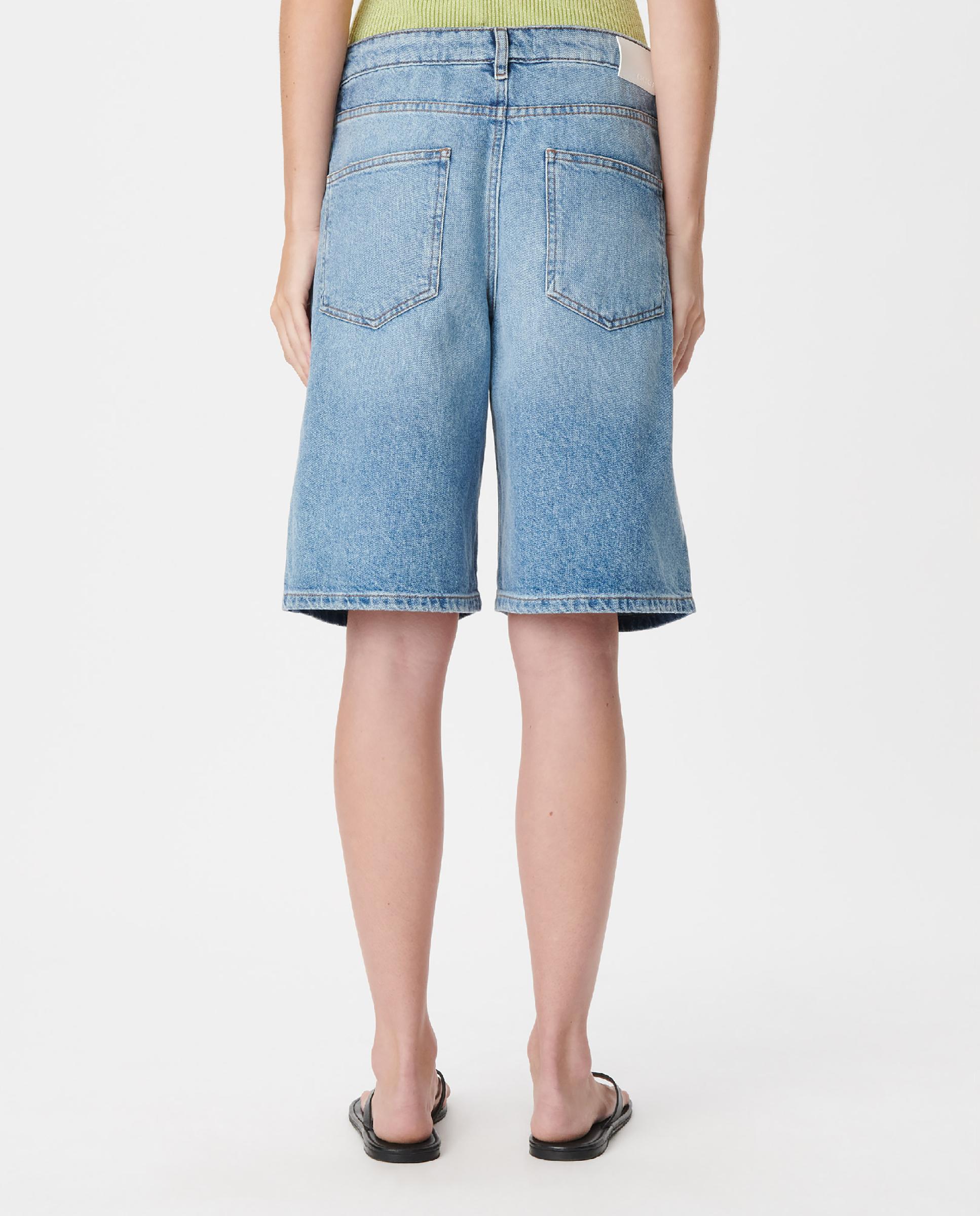 Bermudas de mujer vaqueras cinco bolsillos - IKKS - Índigo Índigo-3