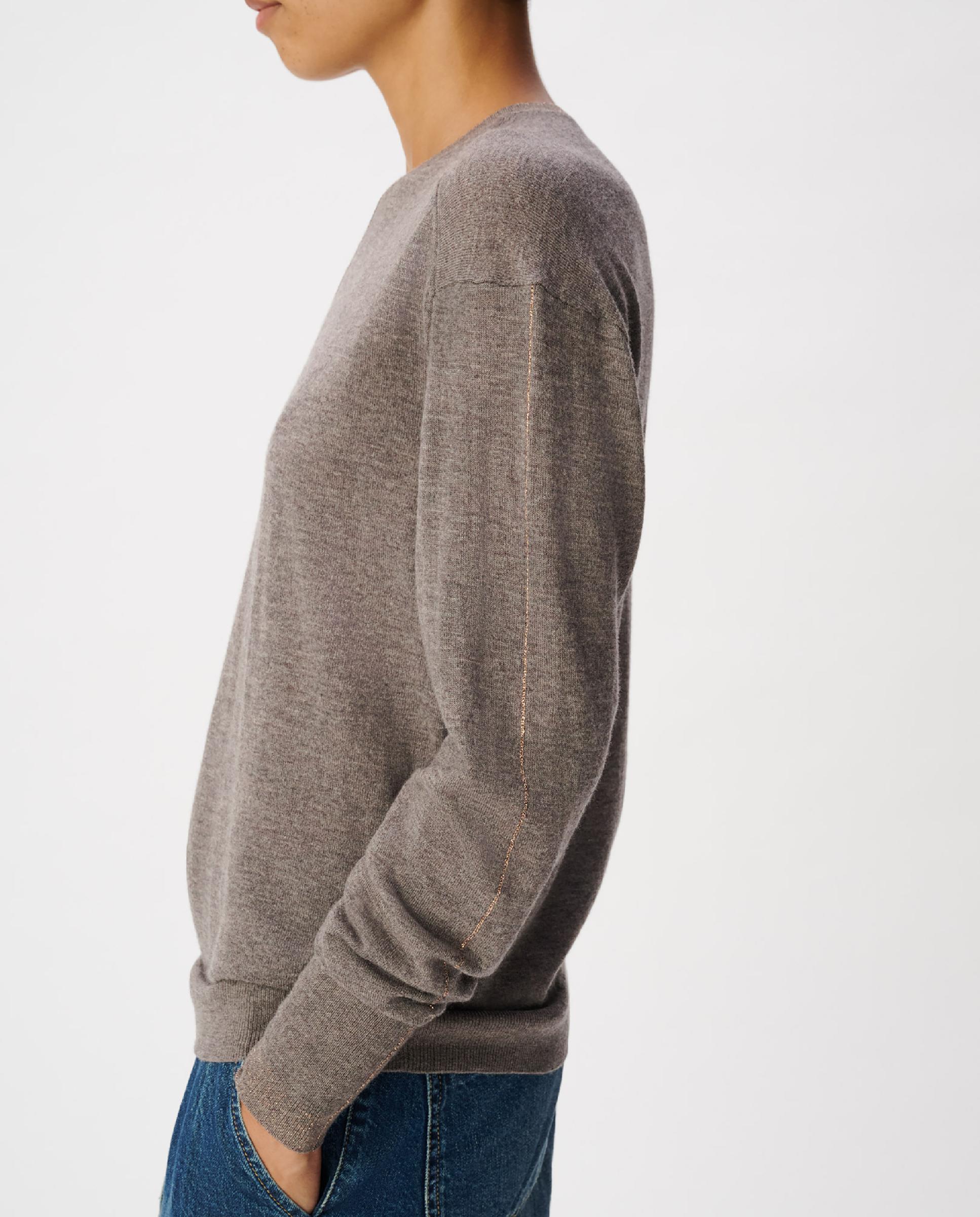 Jersey de mujer holgado con detalle de lúrex - IKKS - Topo Topo-5
