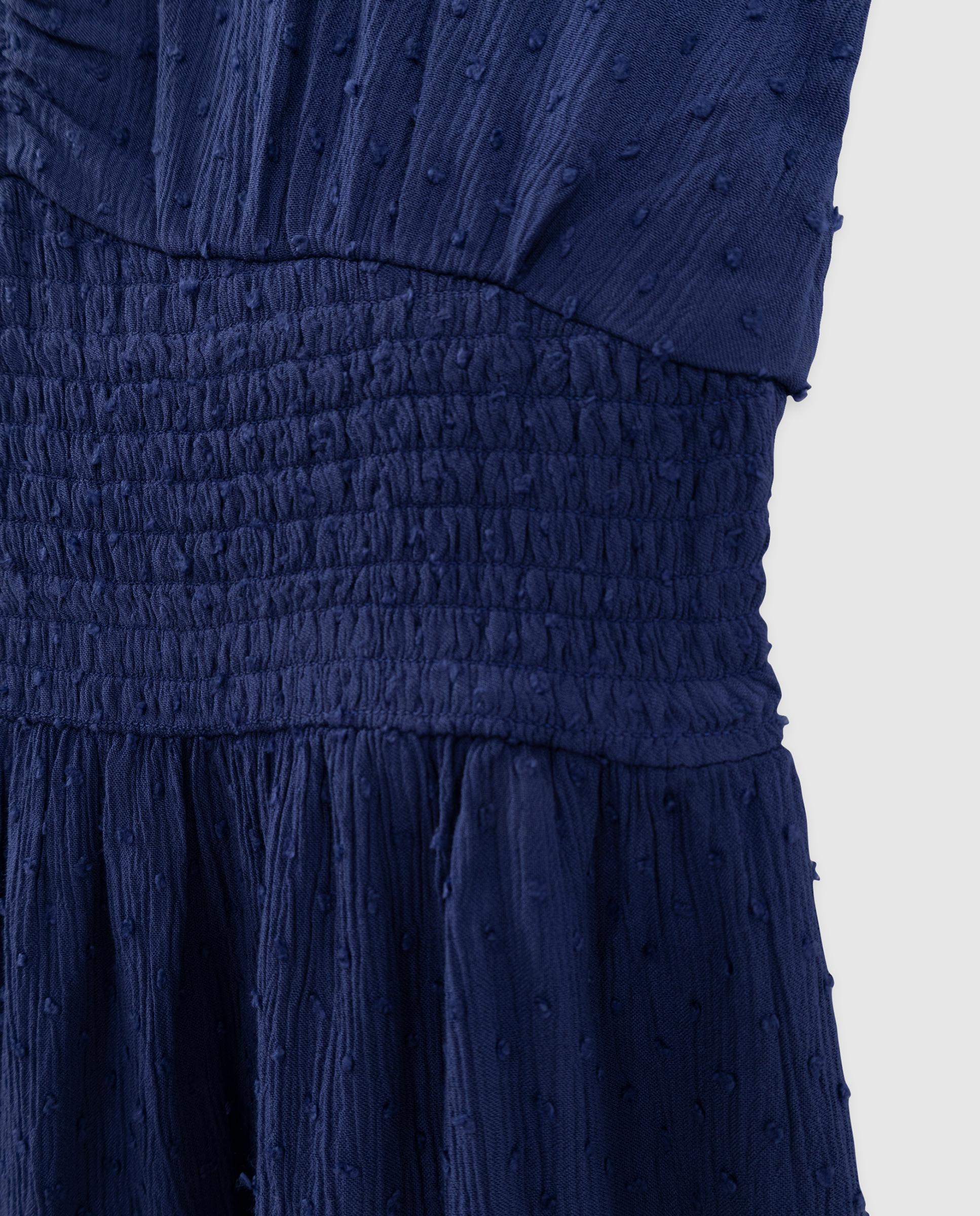 Imagen 5 de Vestido largo de tirantes - IKKS - Azul índigo Azul índigo