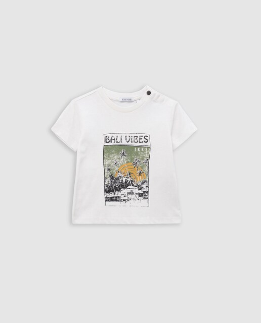 Imagen 0 de Camiseta de bebé niño de manga corta y cuello redondo
