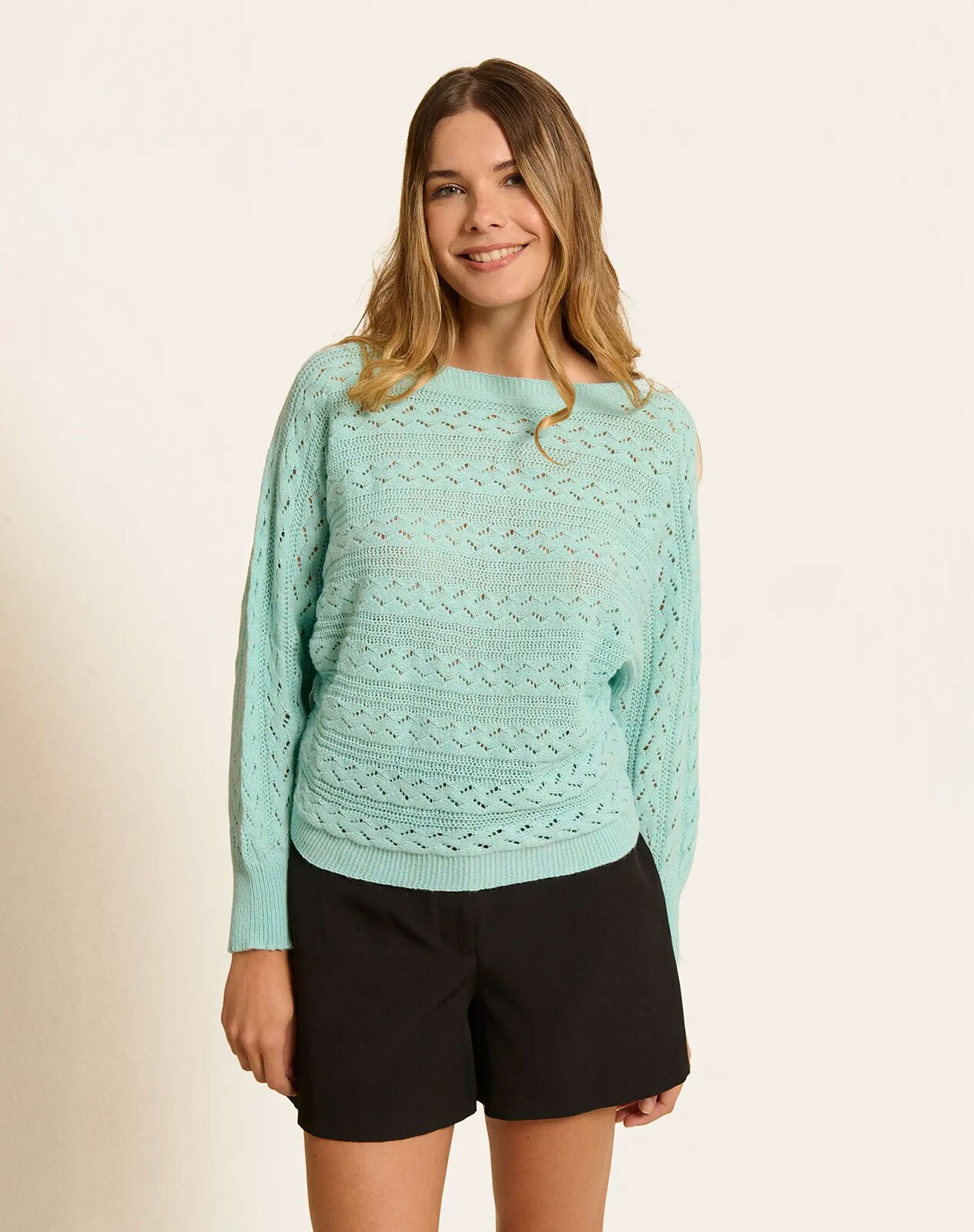 Jersey Marrón Chocolate Mujer Jersey De Mujer De Punto De Manga