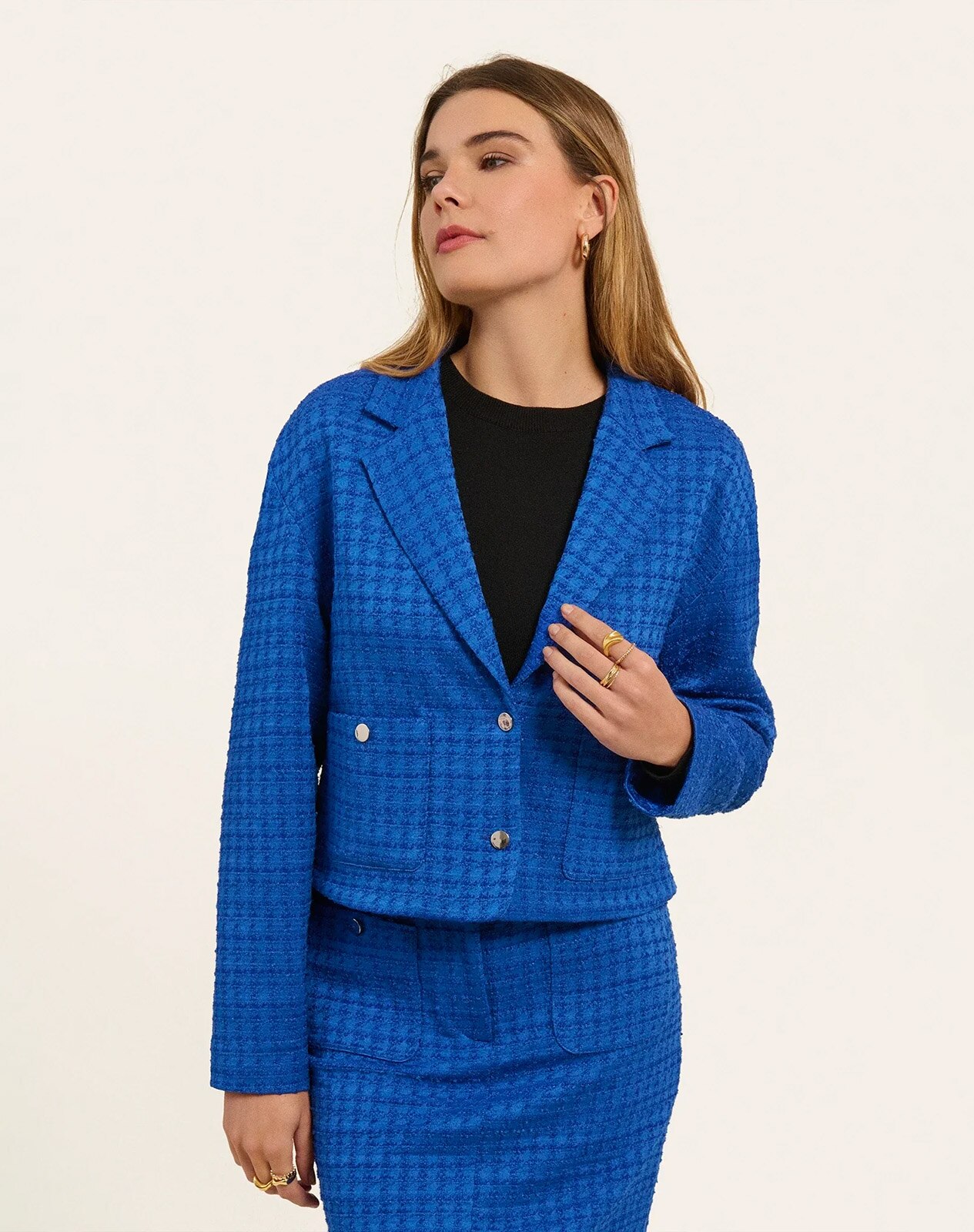 Chaquetas y Blazers Moda Azules Moda mujer El Corte Ingles