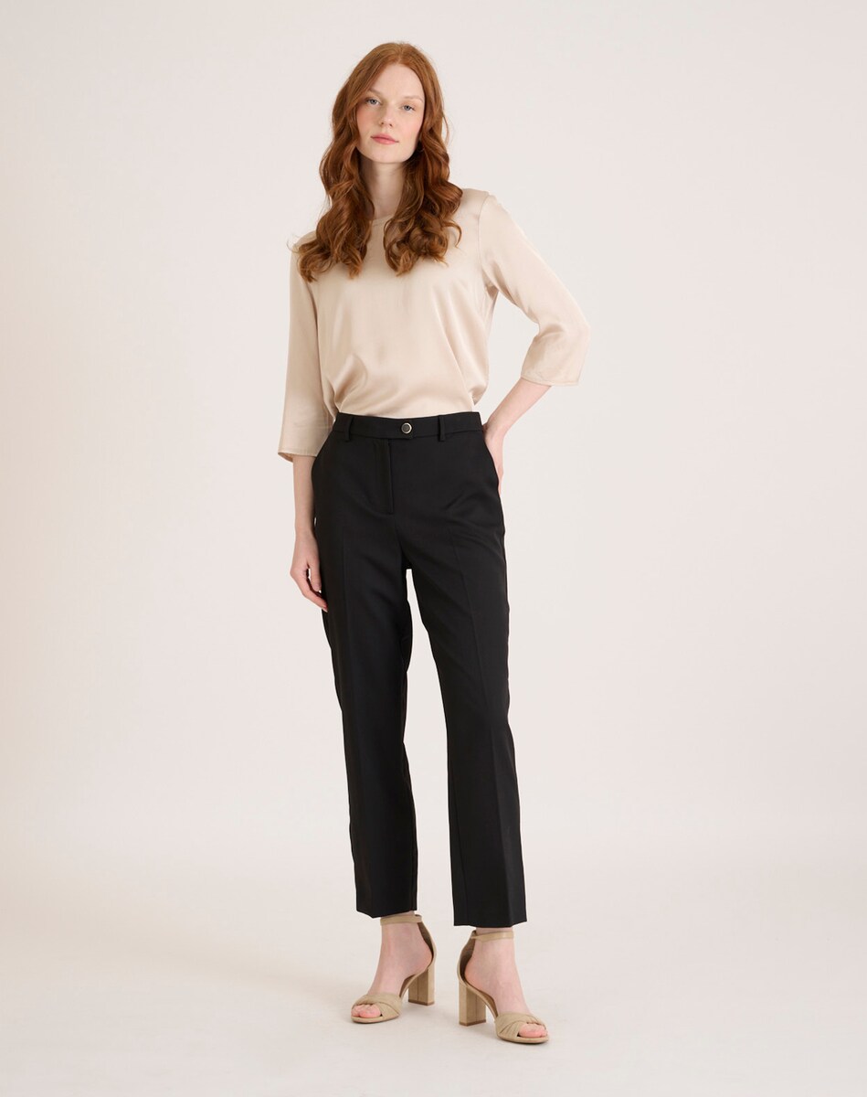 Pantalón Básico Mujer Verano Pantalones Naf Naf Para Mujer - Corte