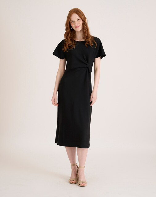 Imagen 0 de Vestido midi de punto elástico