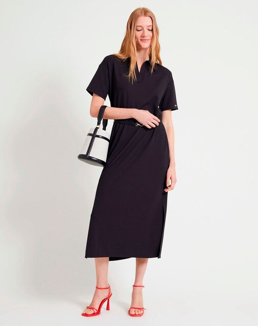 Imagen 0 de Vestido de punto y manga corta