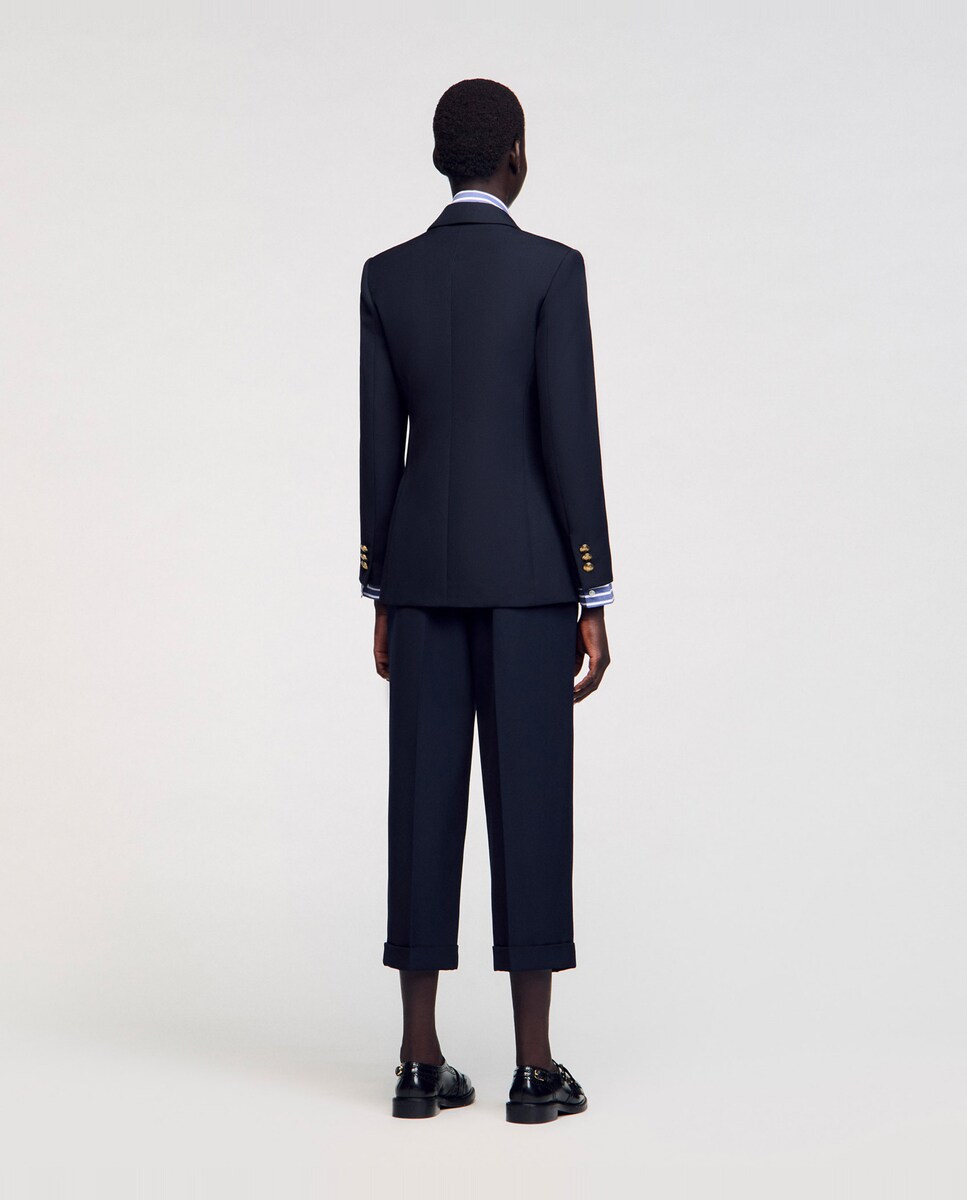 Chaqueta de mujer de sastre con doble botonadura · Sandro · El