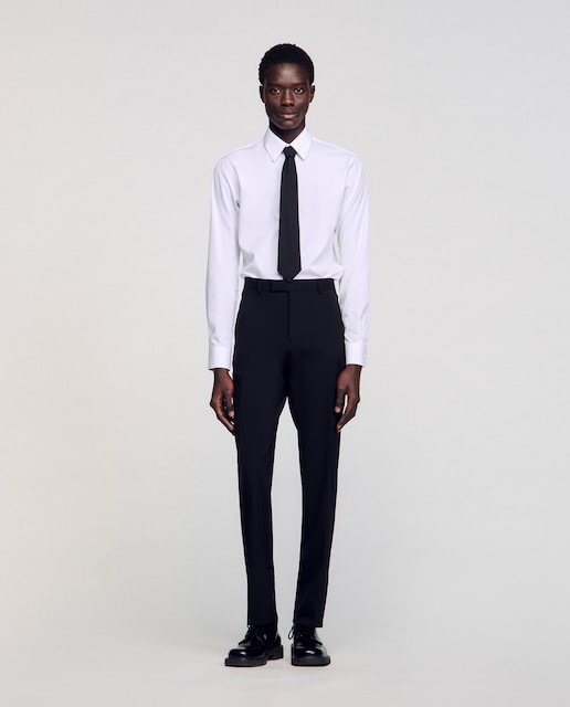 Imagen 0 de Pantalón de hombre de traje de corte clásico