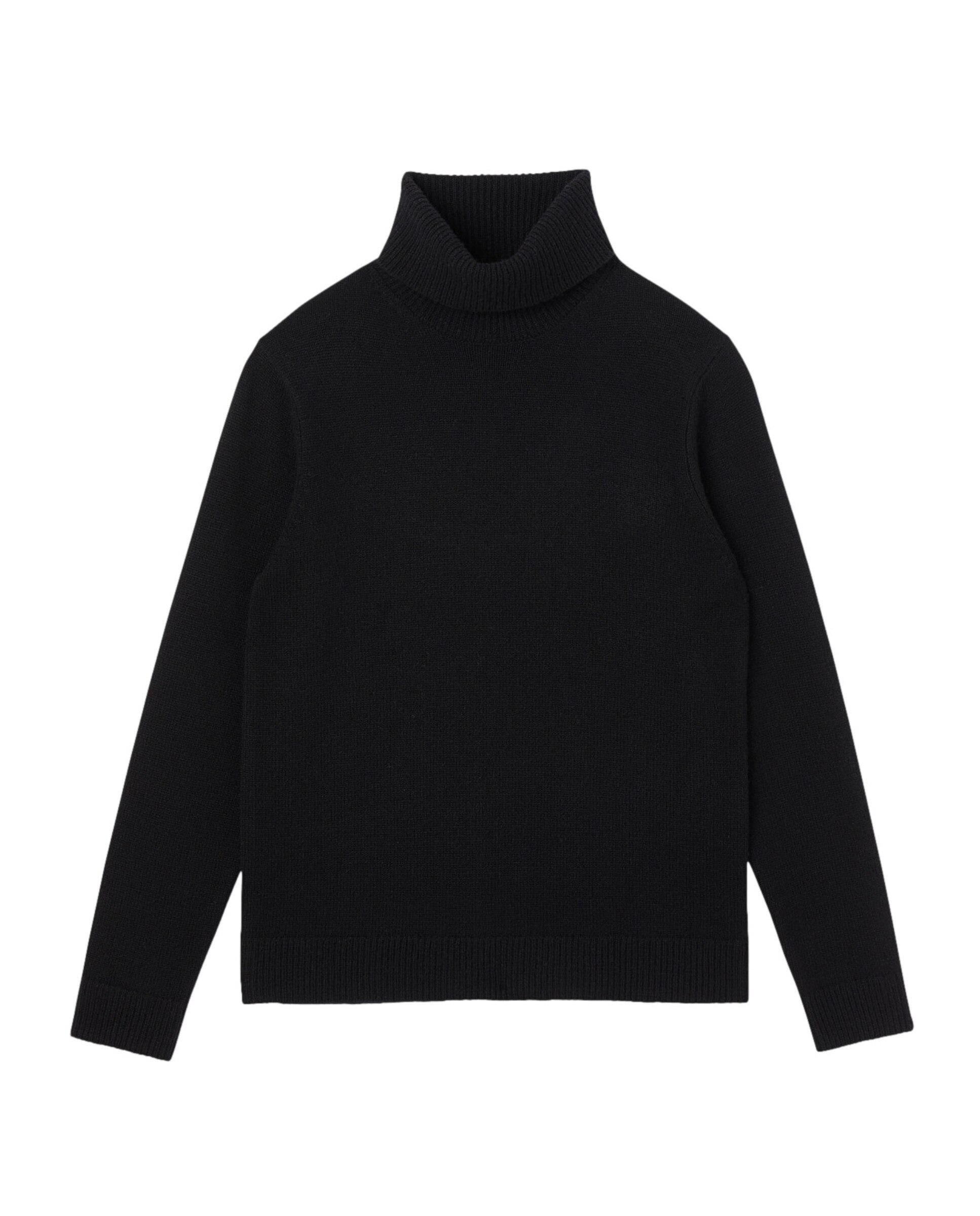 Jersey de hombre de cuello vuelto y mezcla de lana y cachemira - Sandro - Negro Negro-6