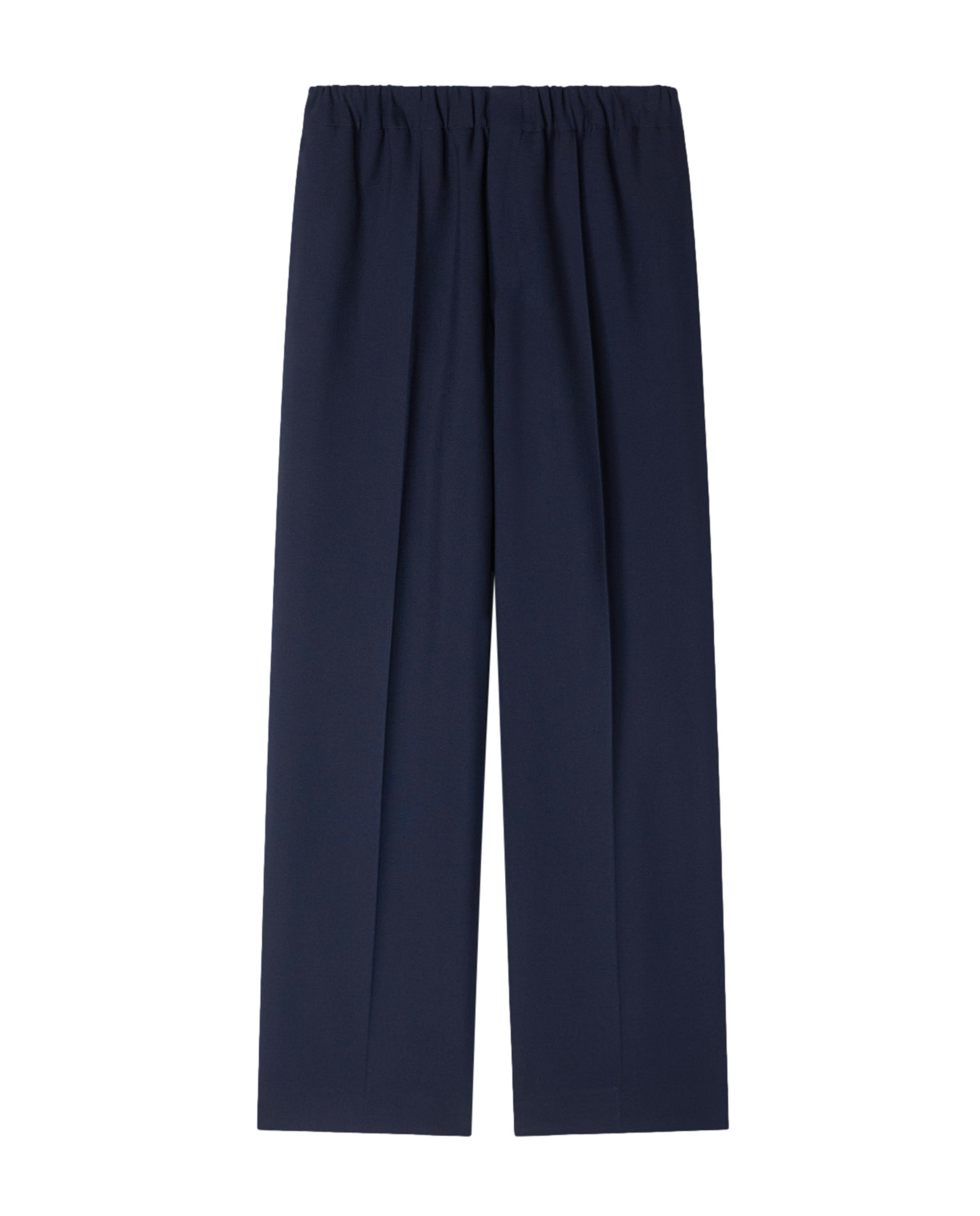 Imagen 0 de Pantalón de hombre ancho de punto Azul marino