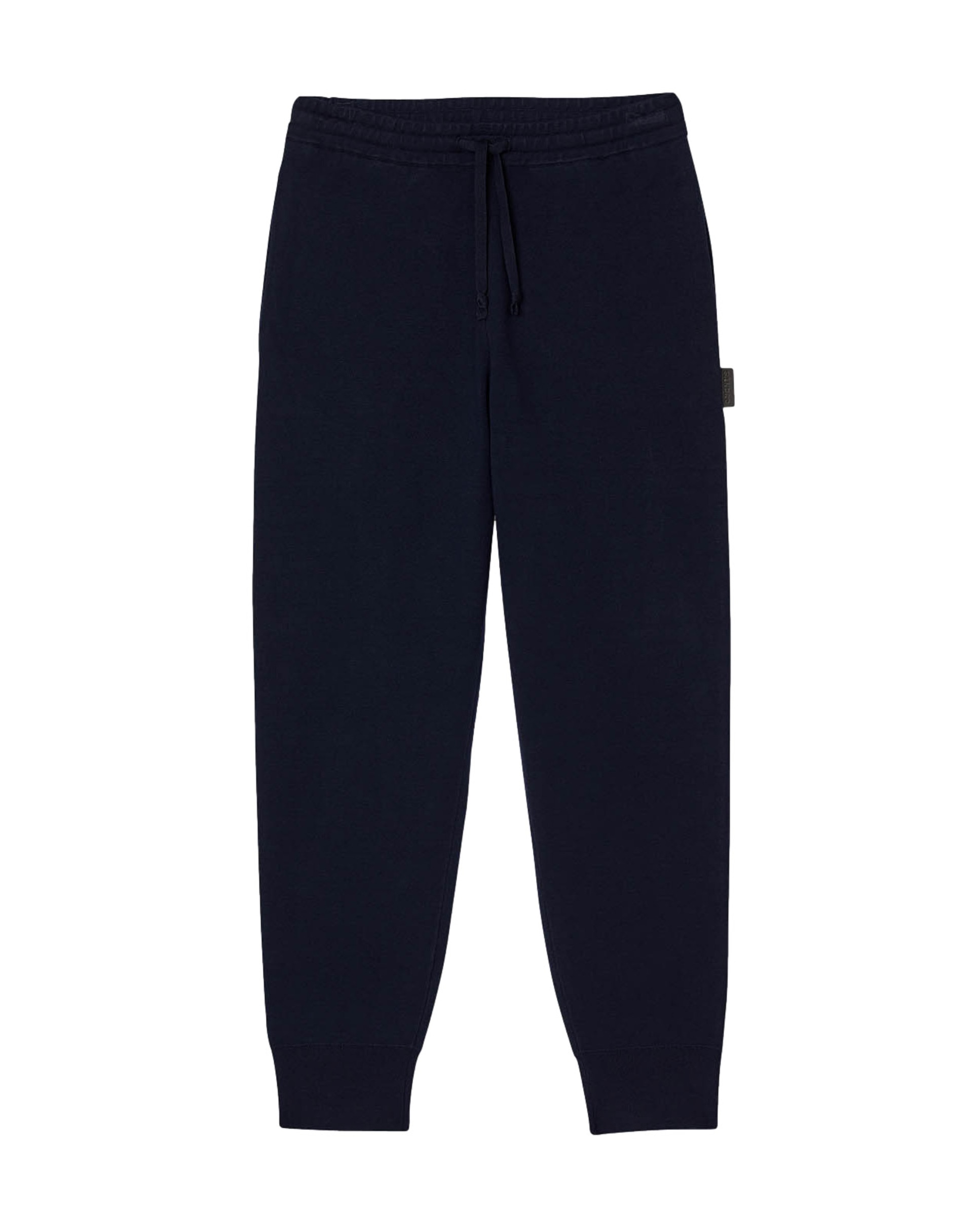 Sandro - Pantalón jogger de hombre en punto doble con puños acanalados.