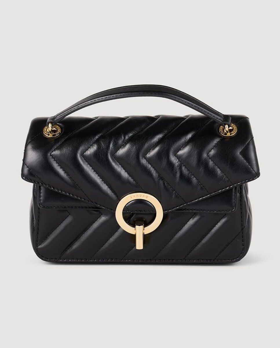 Bolso de mujer pequeño de cuero liso Yza · Sandro · El Corte Inglés