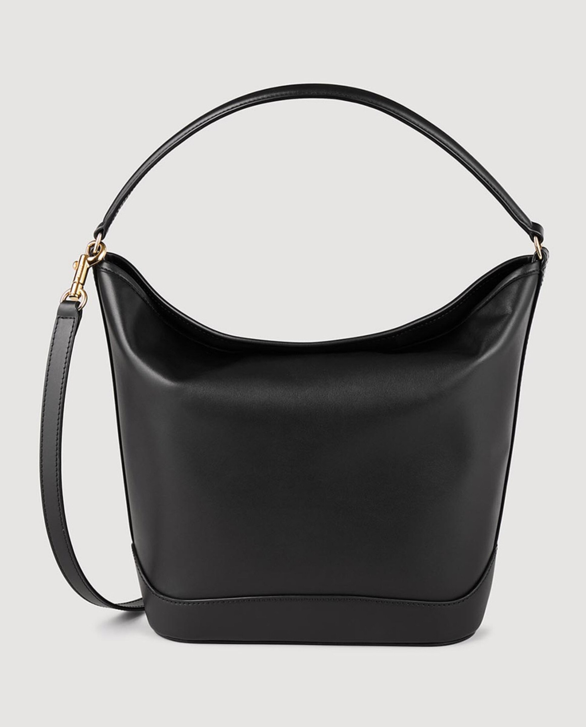 Bolso de mujer saca de cuero - Sandro - Negro Negro-4