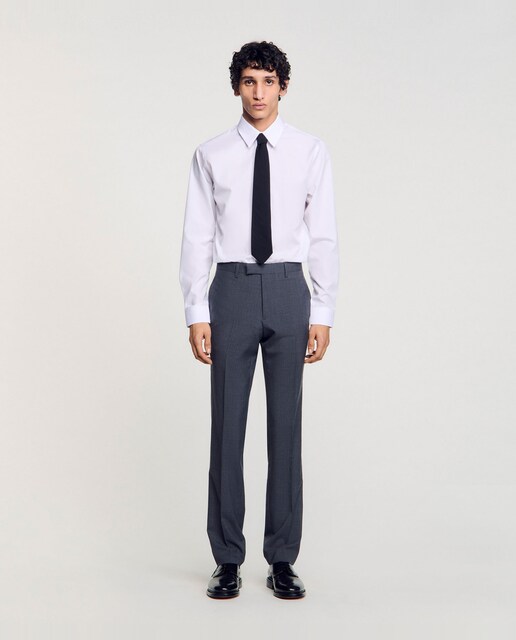 Imagen 0 de Pantalón de hombre de traje en lana