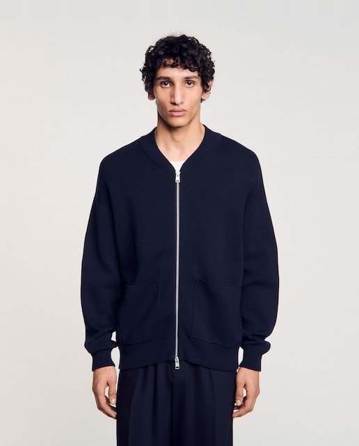 Imagen 0 de Chaqueta de hombre de punto con cremallera