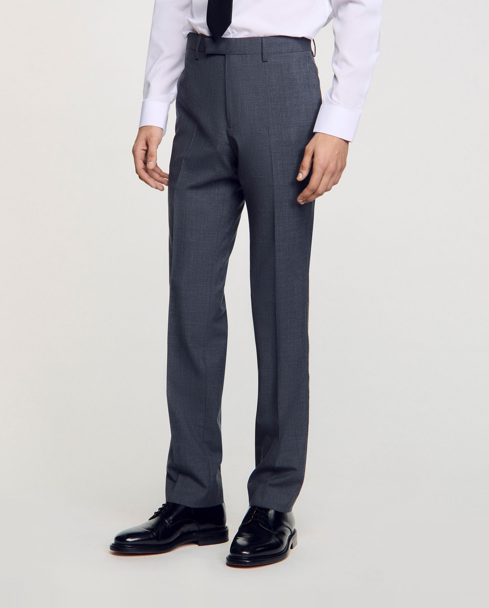 Zapatos de cordones de hombre de charol derby - Sandro - Negro Negro-2
