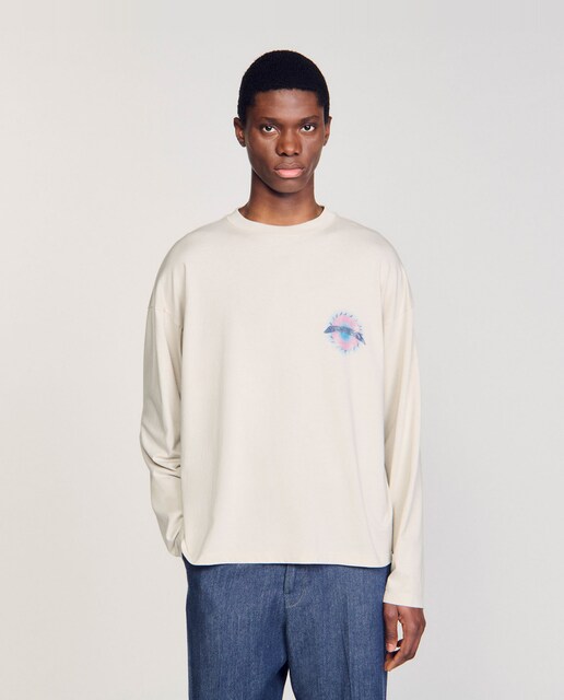 Imagen 0 de Camiseta de hombre con estampado de sol
