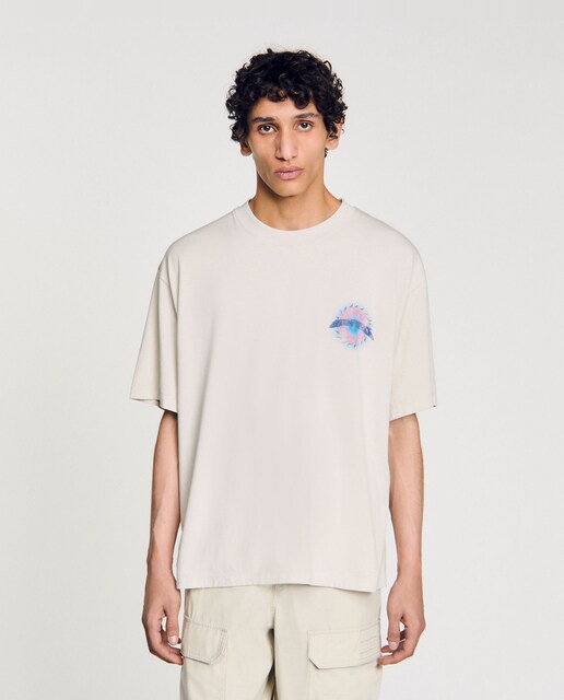 Imagen 0 de Camiseta de hombre con estampado de sol