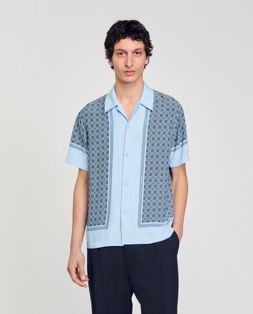 Imagen 0 de Camisa de hombre estampada de manga corta