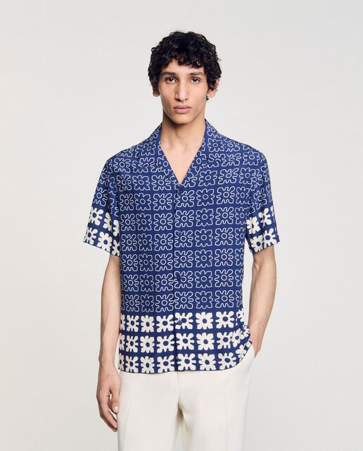 Imagen 0 de Camisa de hombre con estampado floral