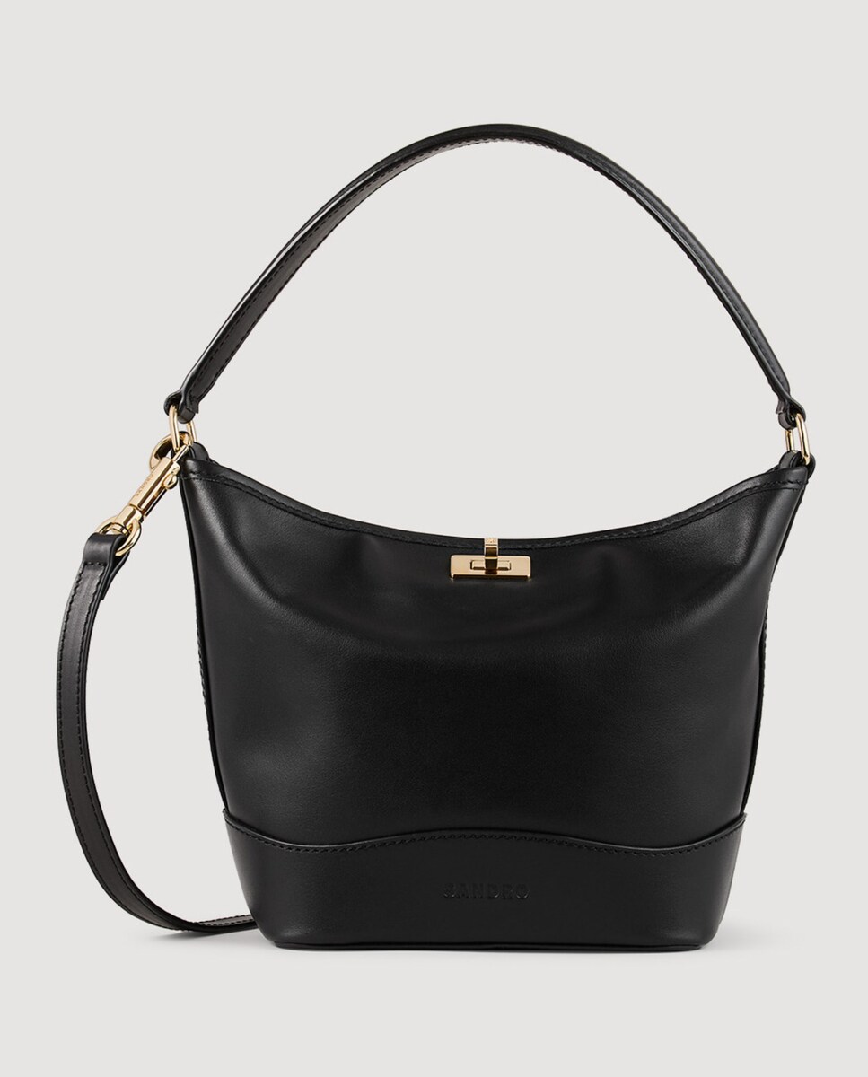 Bolso de mano multiposición de cuero Tangoso · Sandro · El Corte