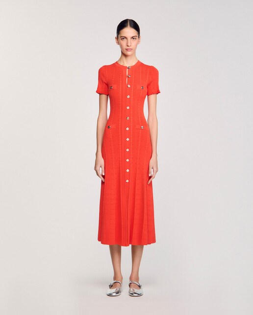 Imagen 0 de Vestido de punto con botones