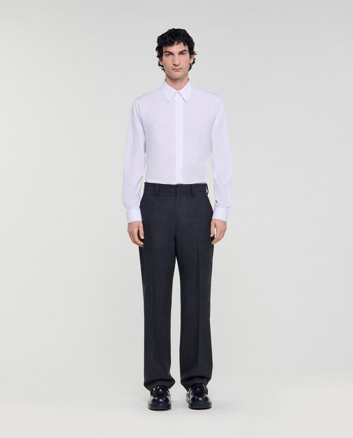 Imagen 0 de Pantalón de hombre de traje de lana