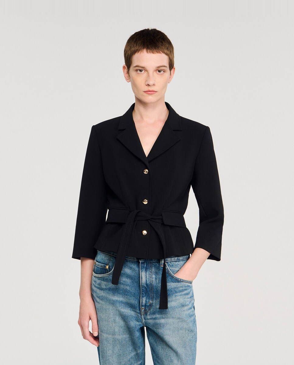 Chaqueta de mujer corta de sastre · Sandro · El Corte Inglés