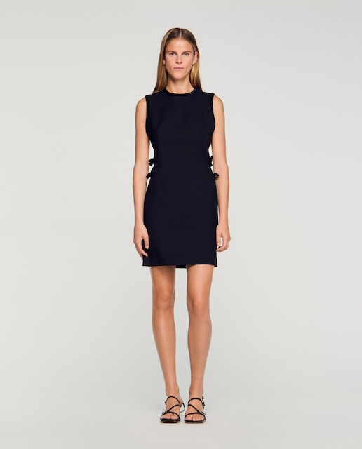 Imagen 0 de Vestido corto con aberturas