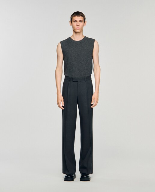 Imagen 0 de Pantalón de hombre de traje de lana