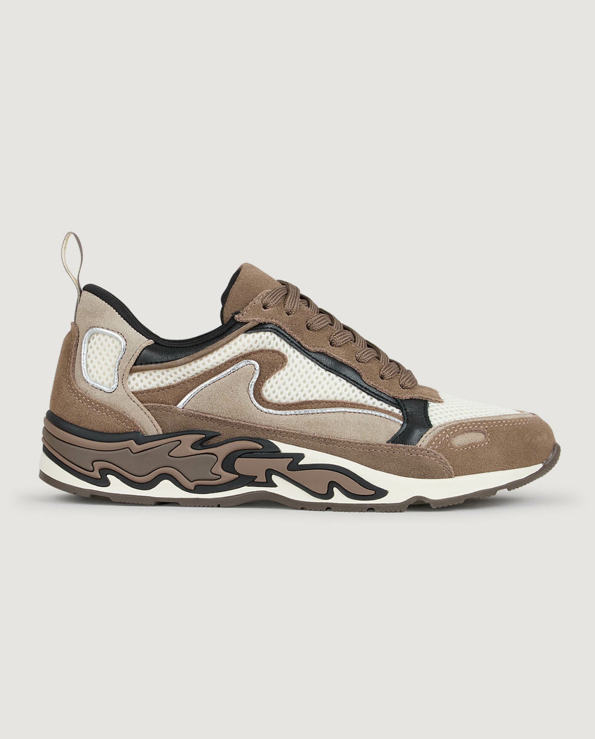 Sandro - Zapatillas de mujer chunky con llamas.