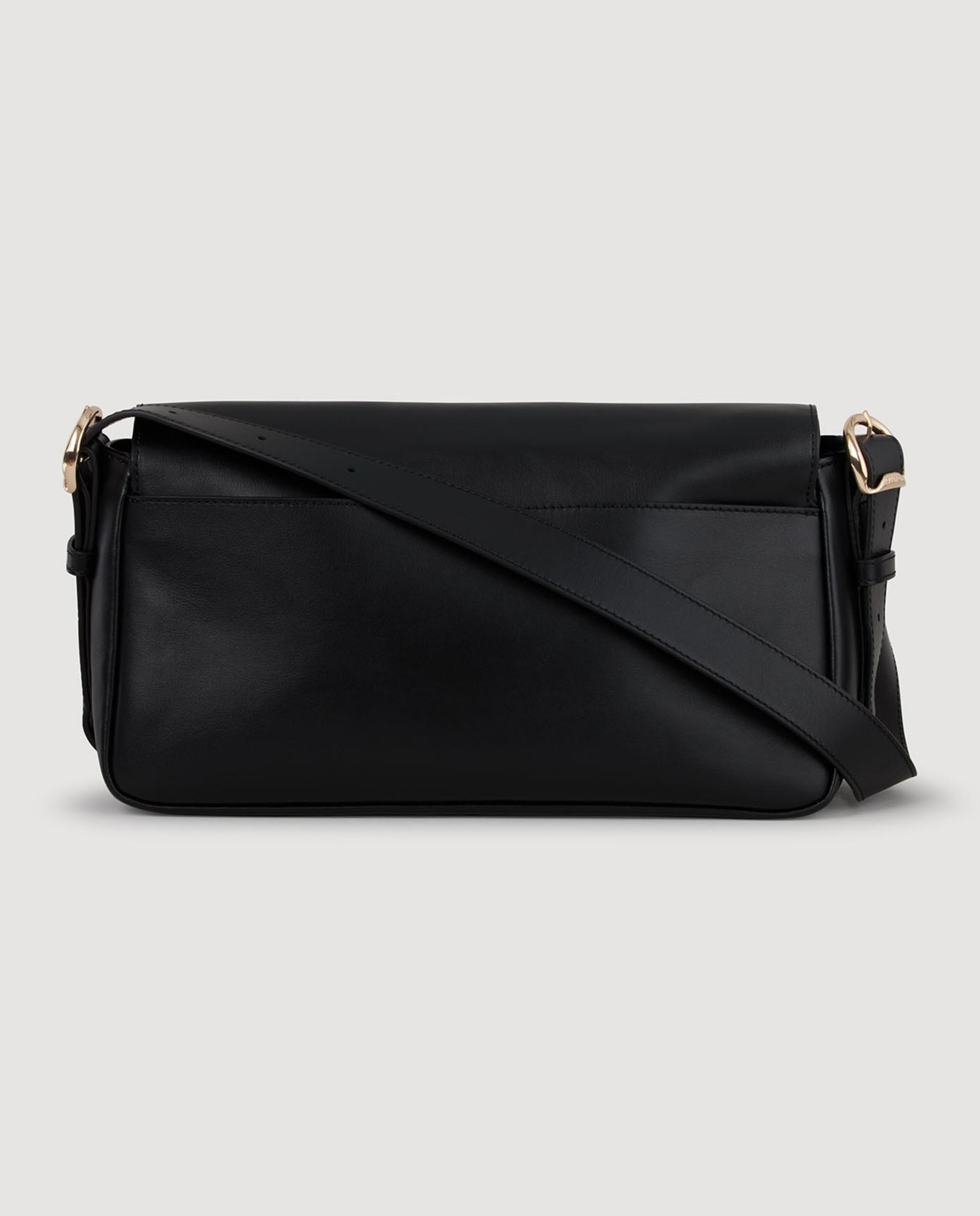 Bolso de mujer de cuero liso Le Mambo - Sandro - Negro Negro-3